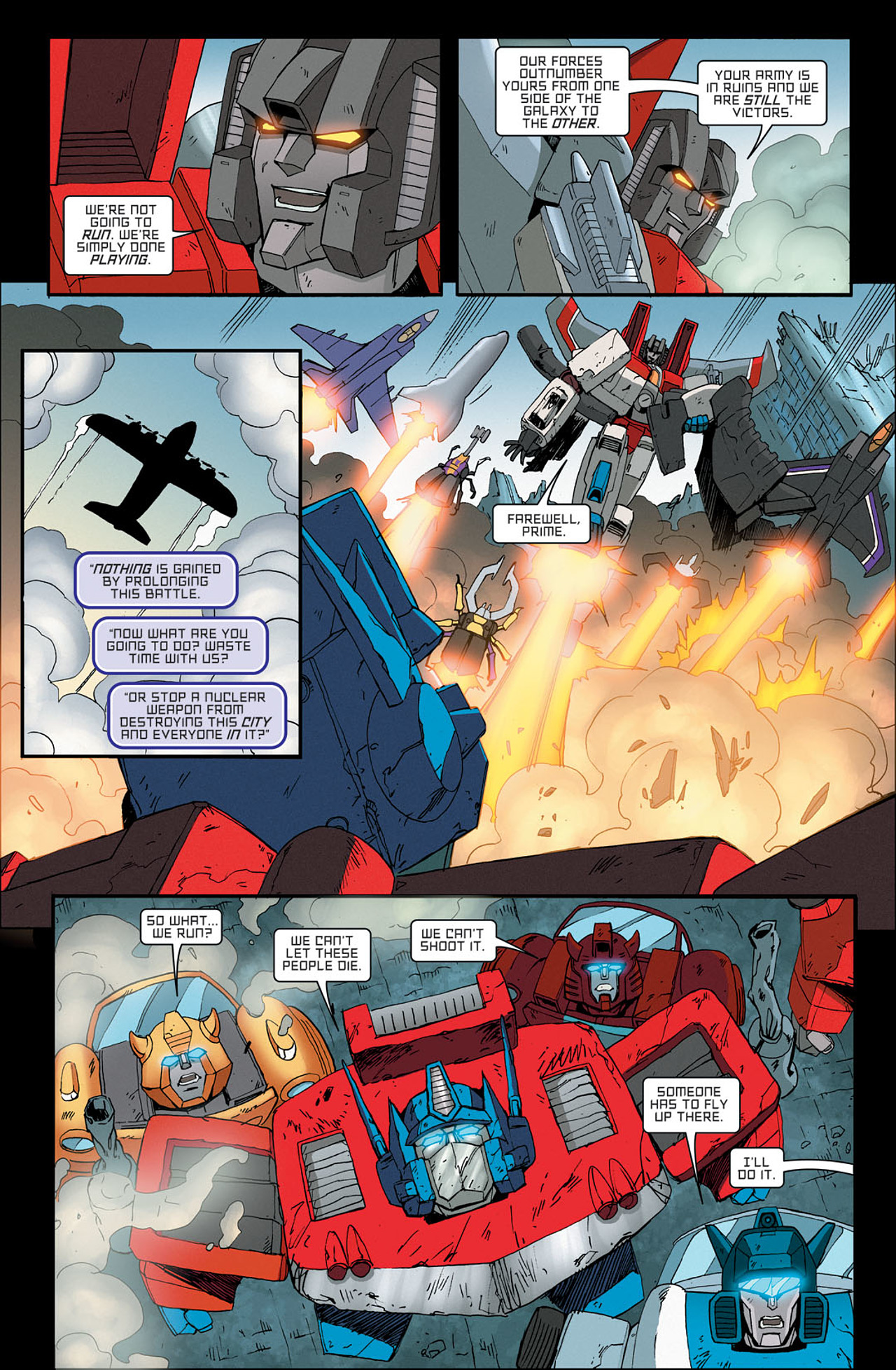 Read online The Transformers: All Hail Megatron comic -  Issue #12 - 19