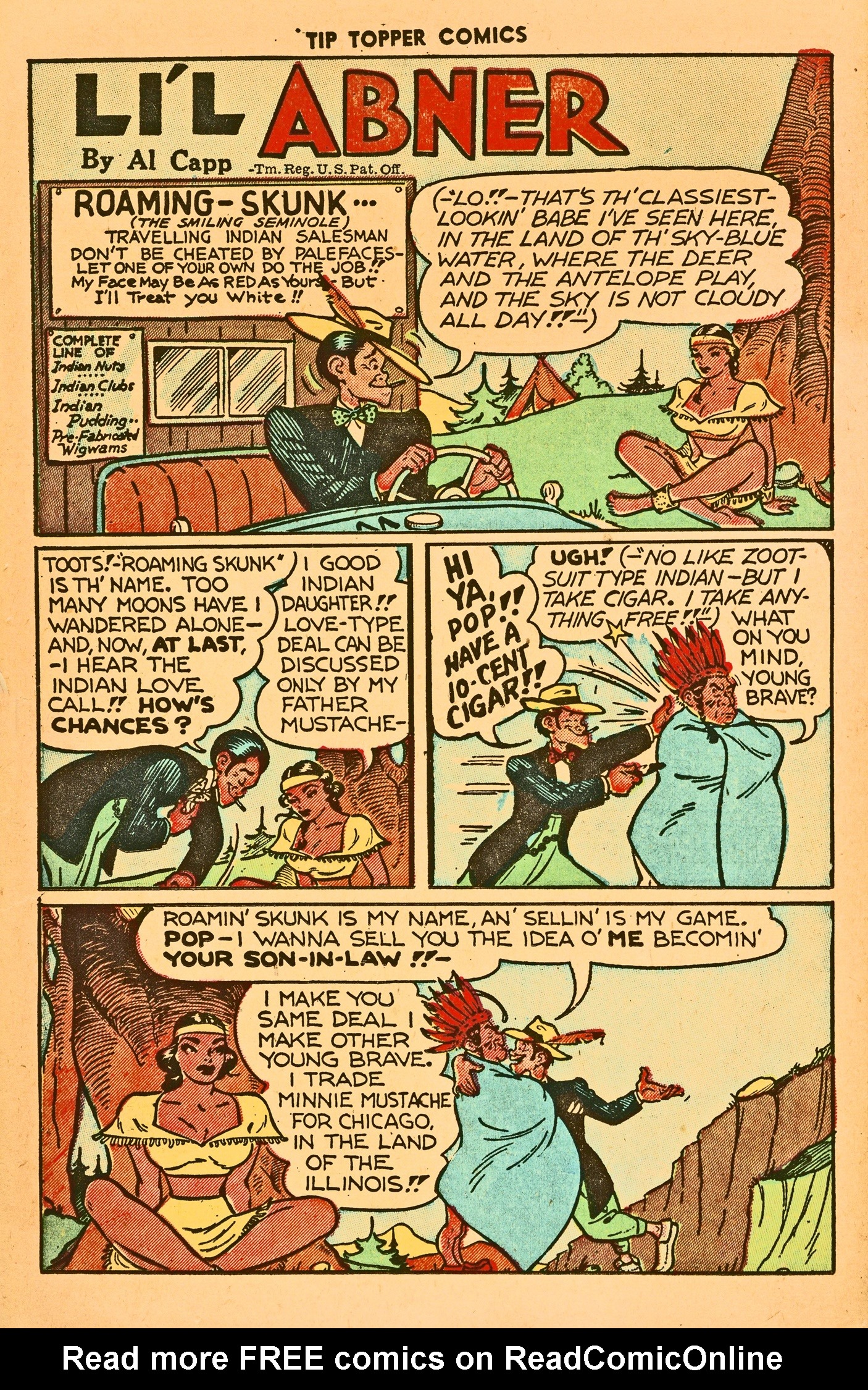 Read online Tip Topper Comics comic -  Issue #1 - 38