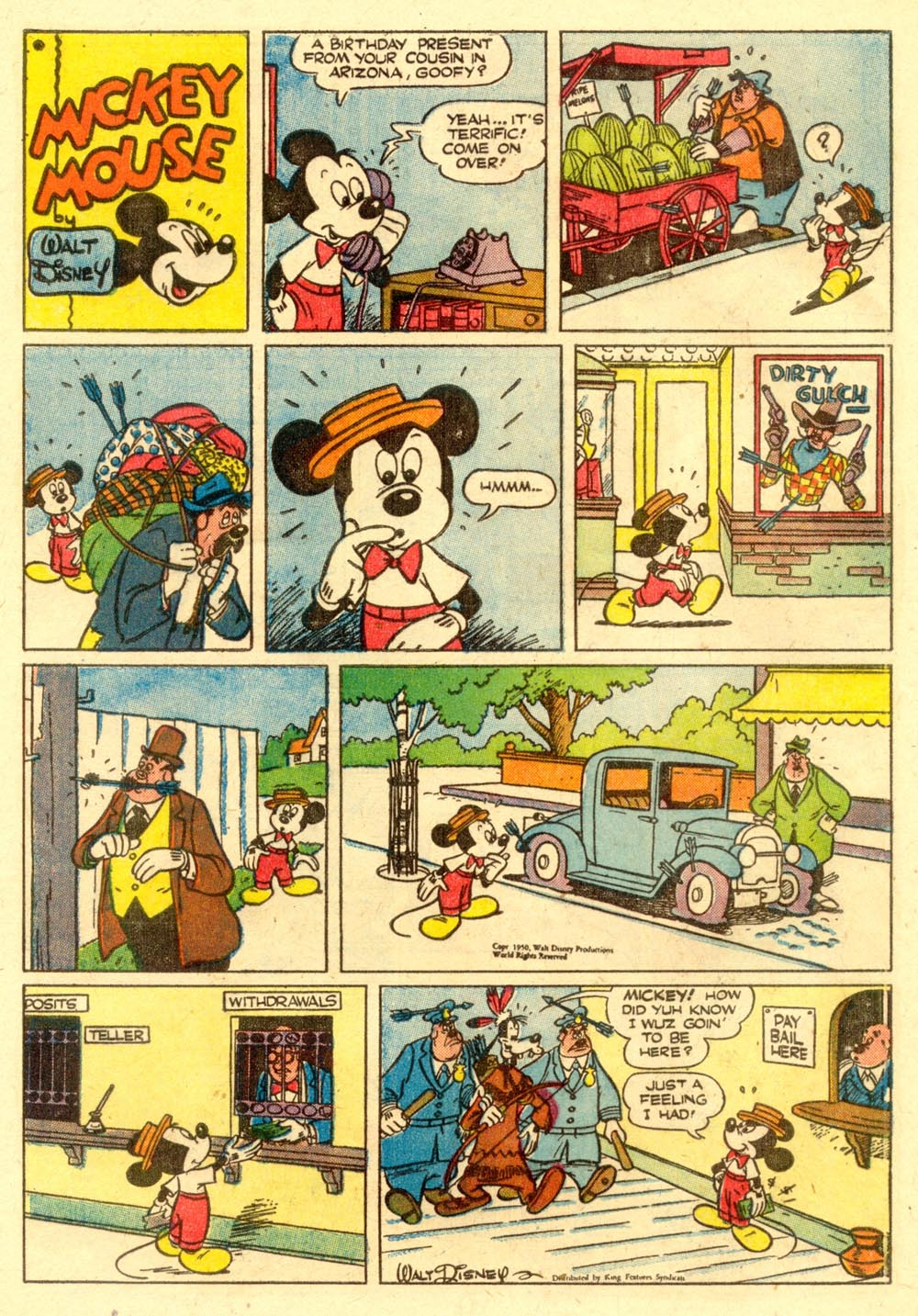 Read online Walt Disney's Comics and Stories comic -  Issue #151 - 36