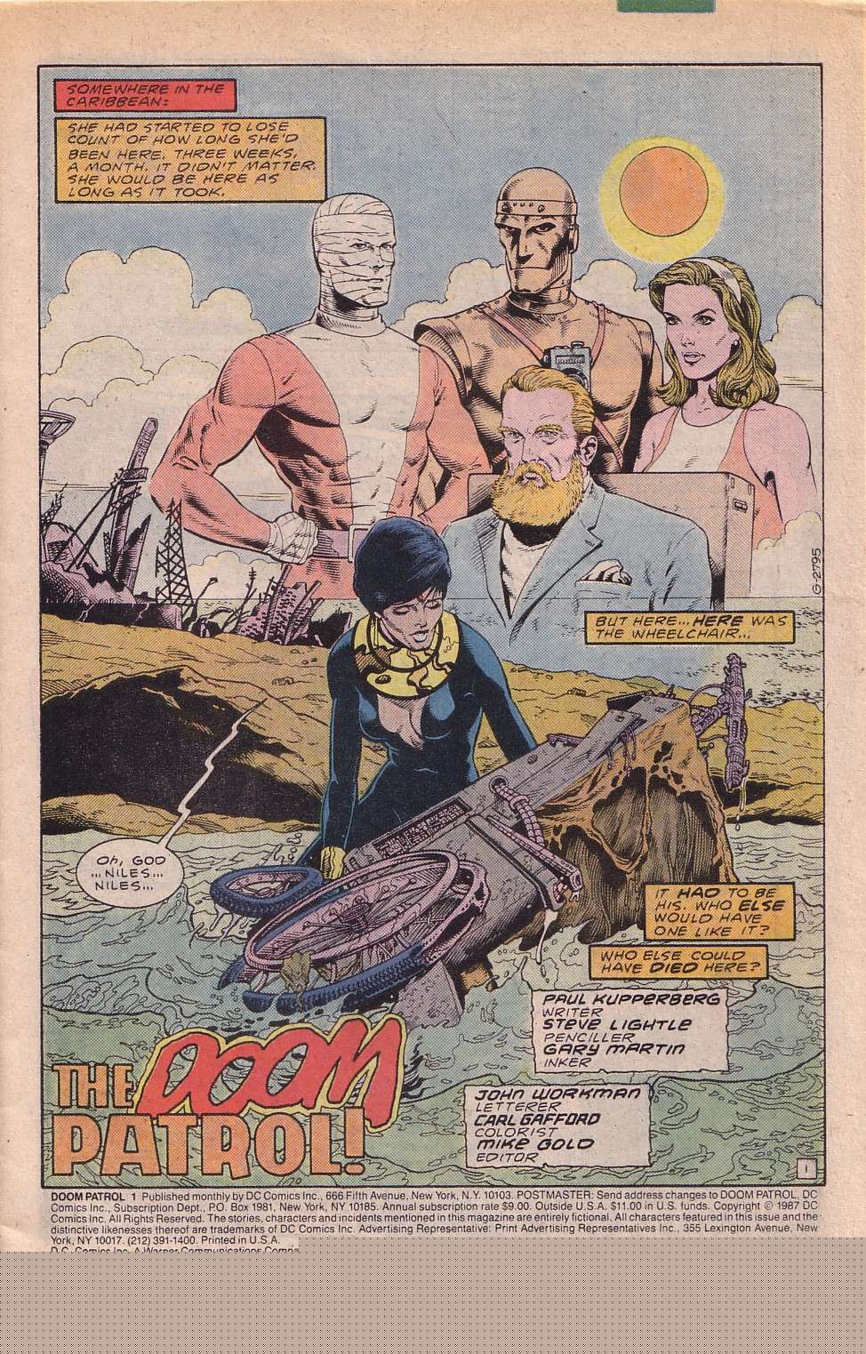 Read online Doom Patrol (1987) comic -  Issue #1 - 3