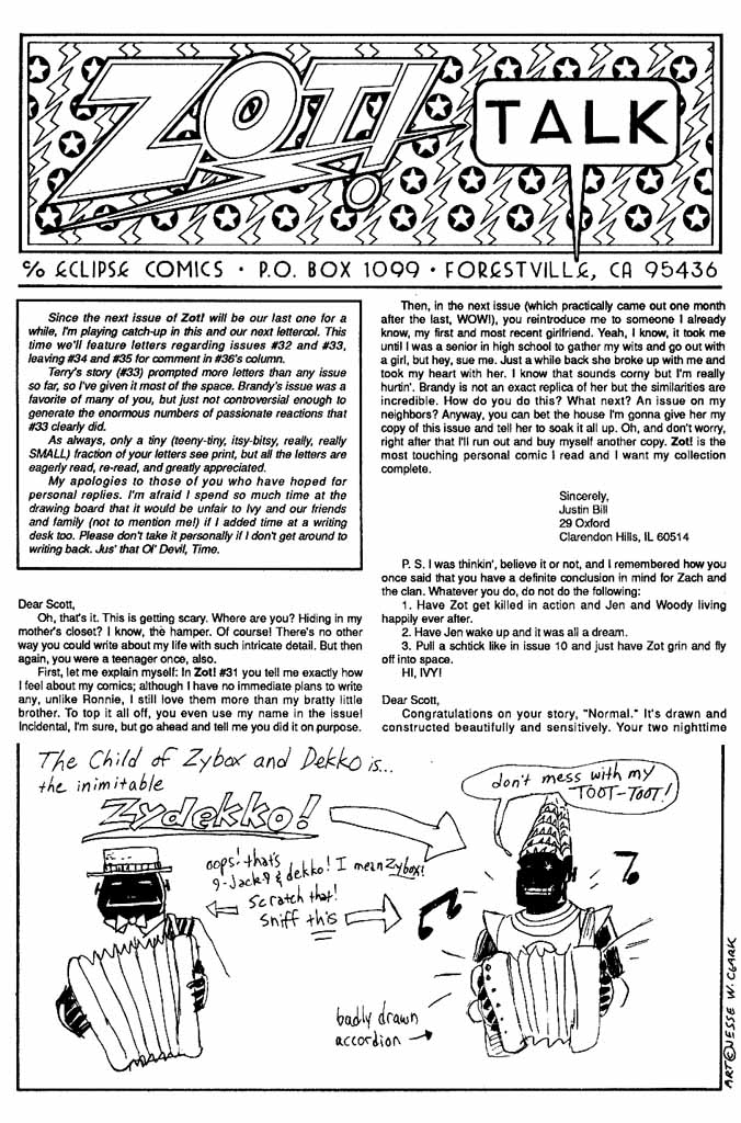 Read online Zot! comic -  Issue #35 - 20