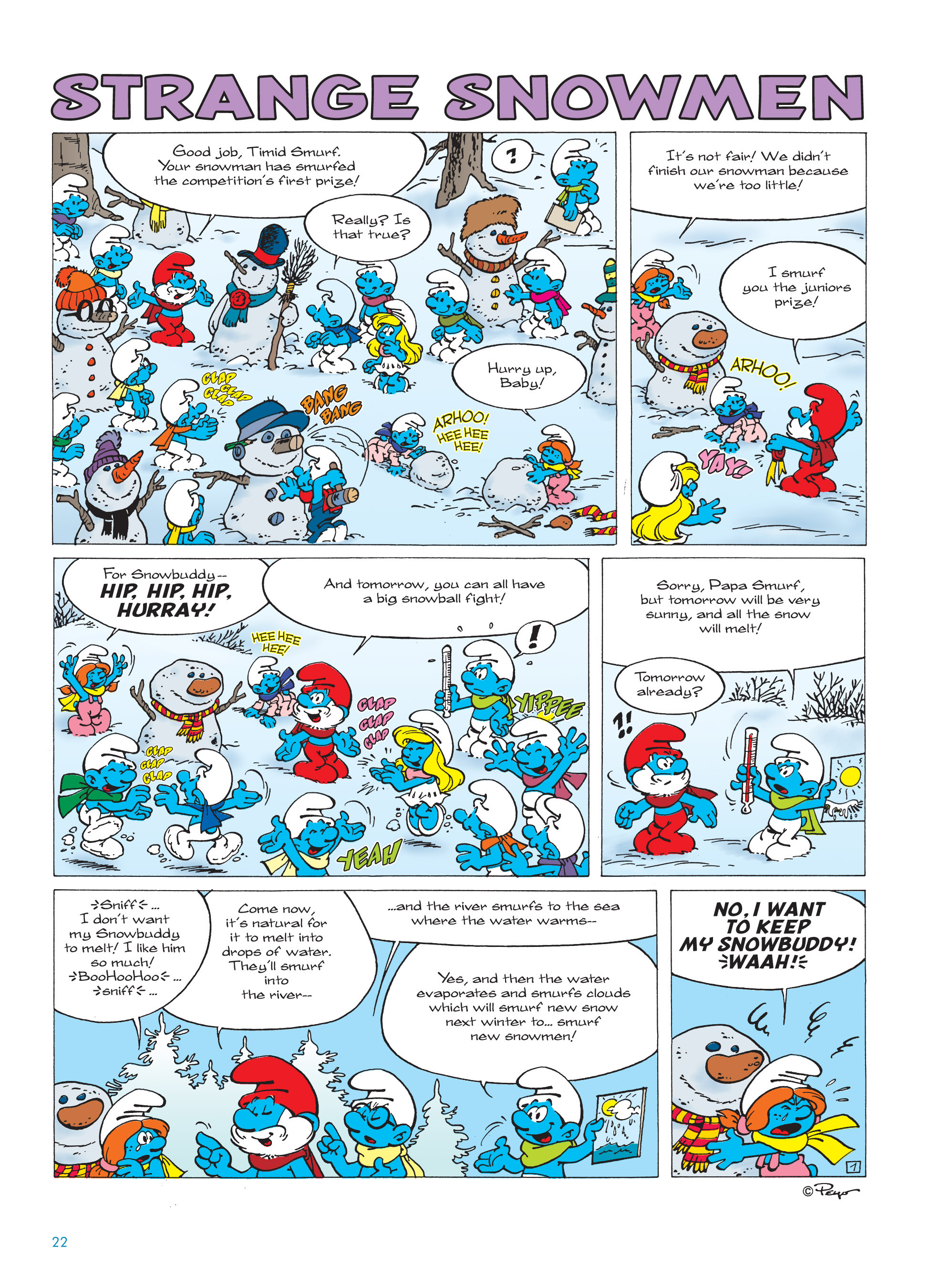 Read online The Smurfs Christmas comic -  Issue # Full - 22