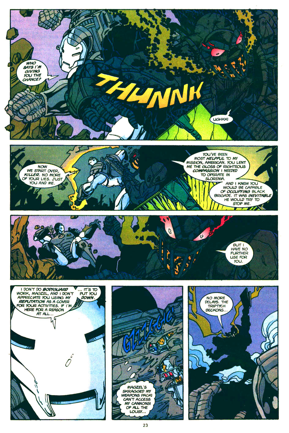 Read online War Machine (1994) comic -  Issue #14 - 18