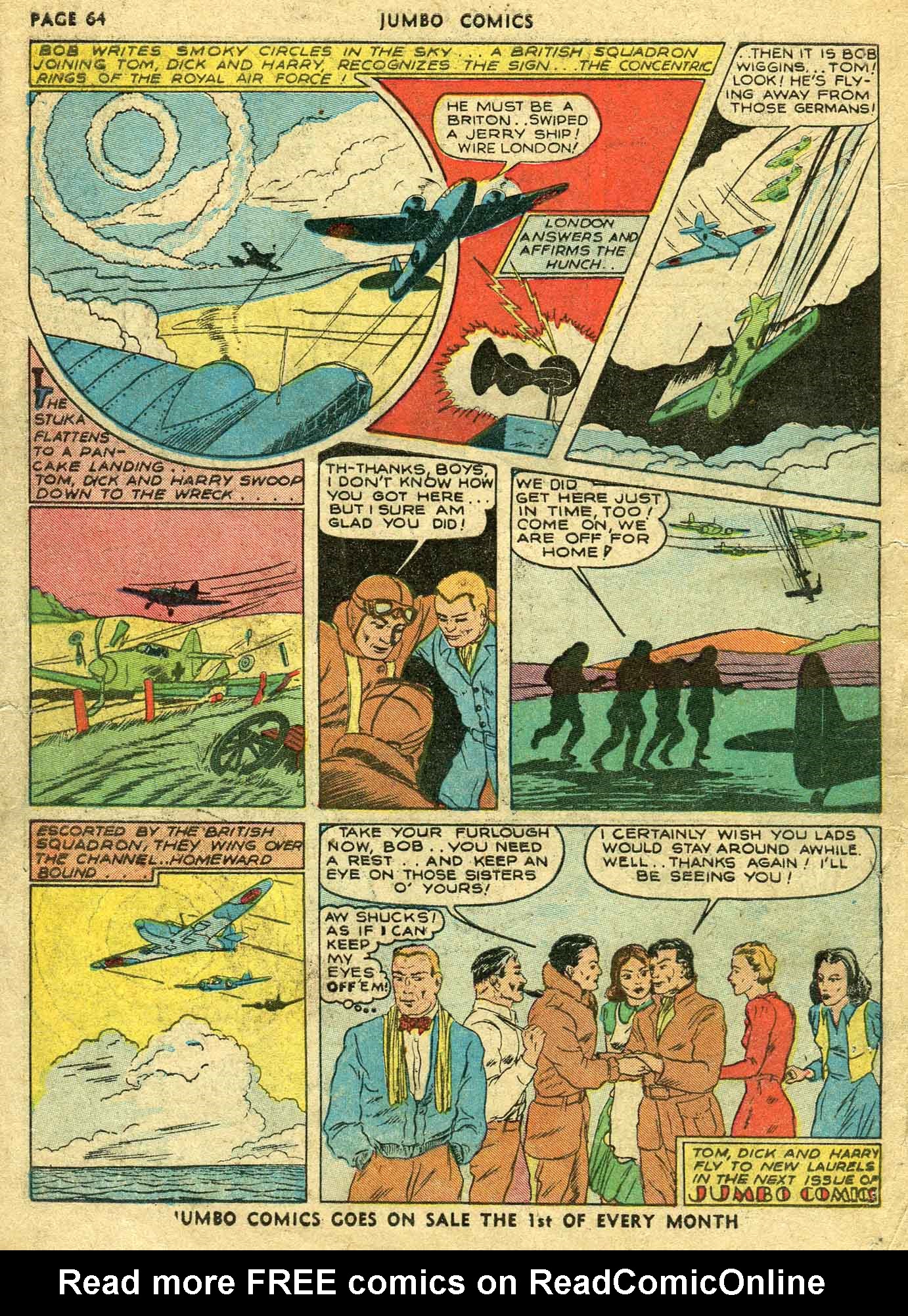 Read online Jumbo Comics comic -  Issue #25 - 66