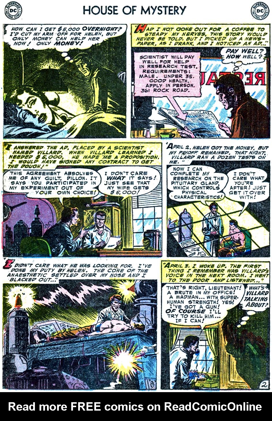 Read online House of Mystery (1951) comic -  Issue #32 - 20