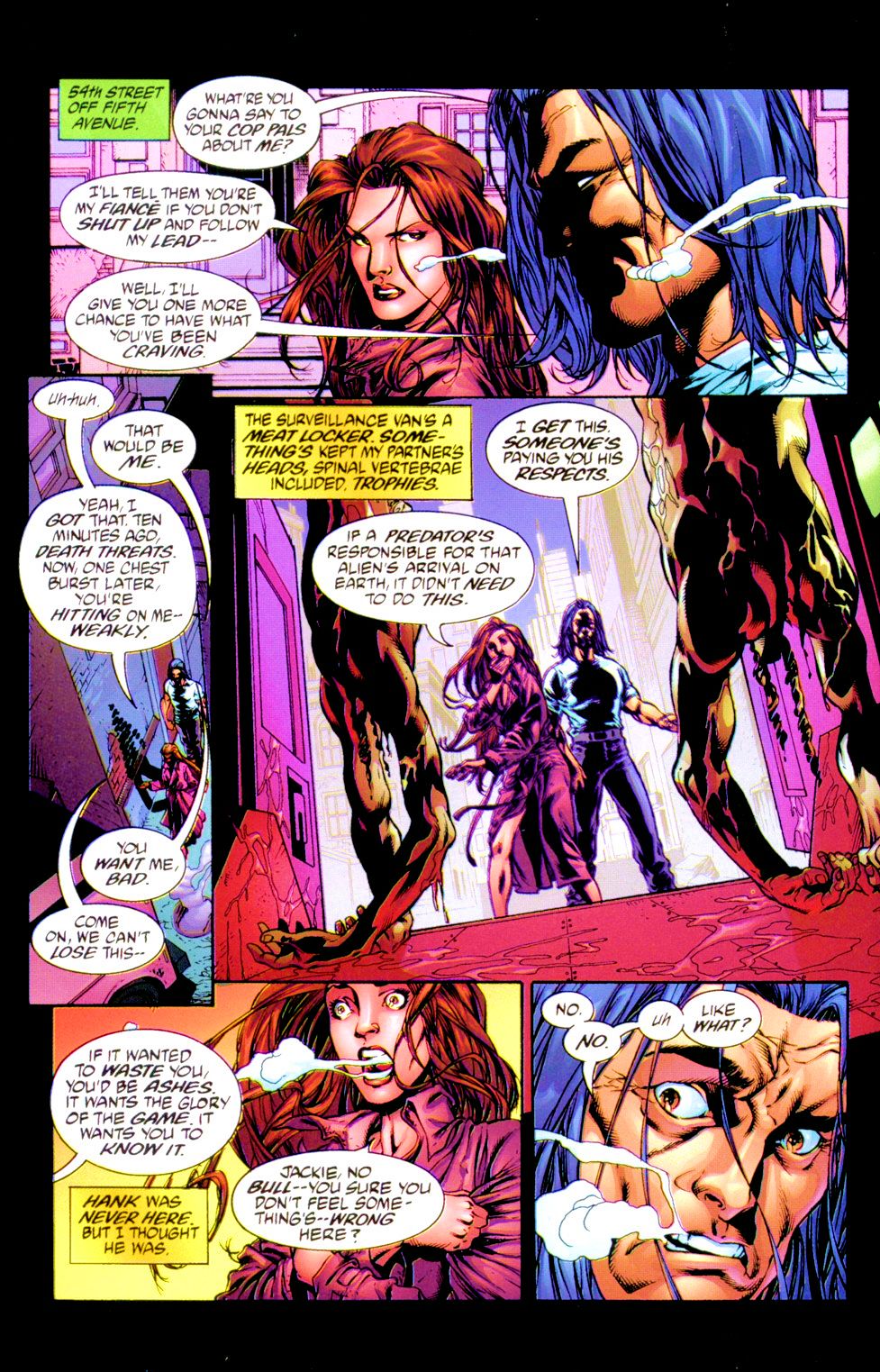 Read online Witchblade/Aliens/The Darkness/Predator: Mindhunter comic -  Issue #1 - 15