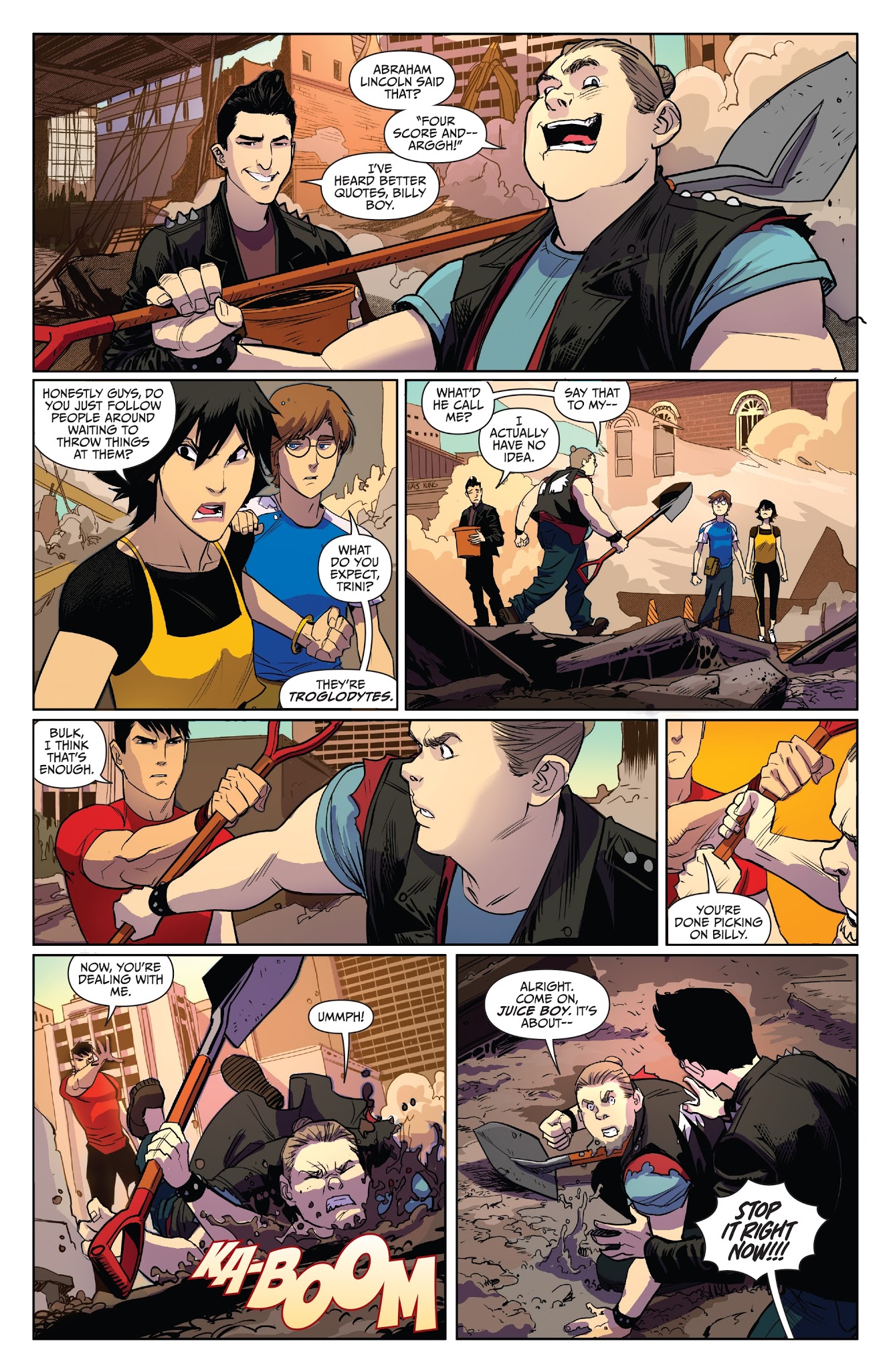 Read online Saban's Go Go Power Rangers comic -  Issue #3 - 16