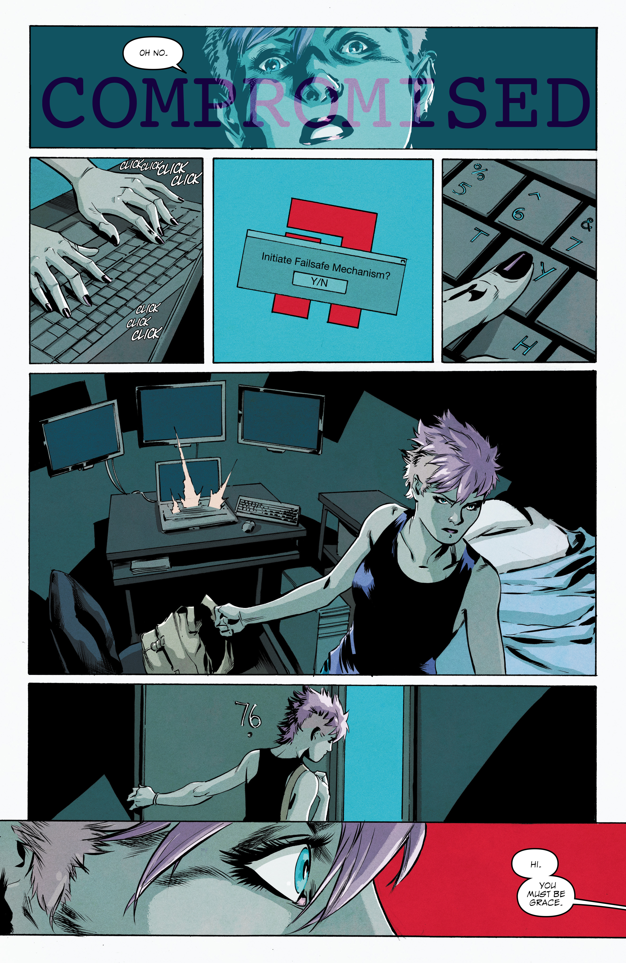 Read online Hacktivist Volume 2 comic -  Issue #4 - 5