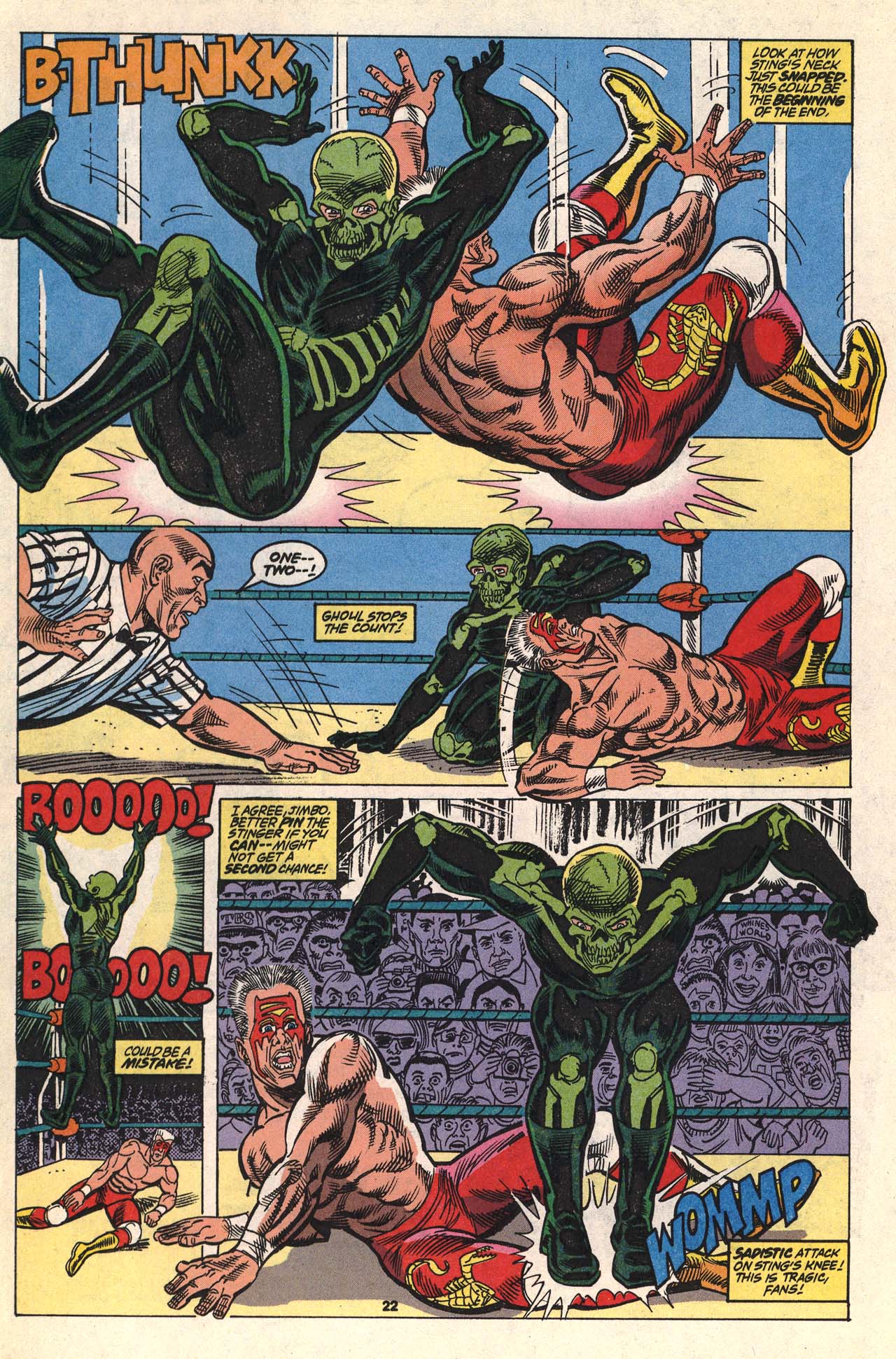 Read online WCW World Championship Wrestling comic -  Issue #4 - 23