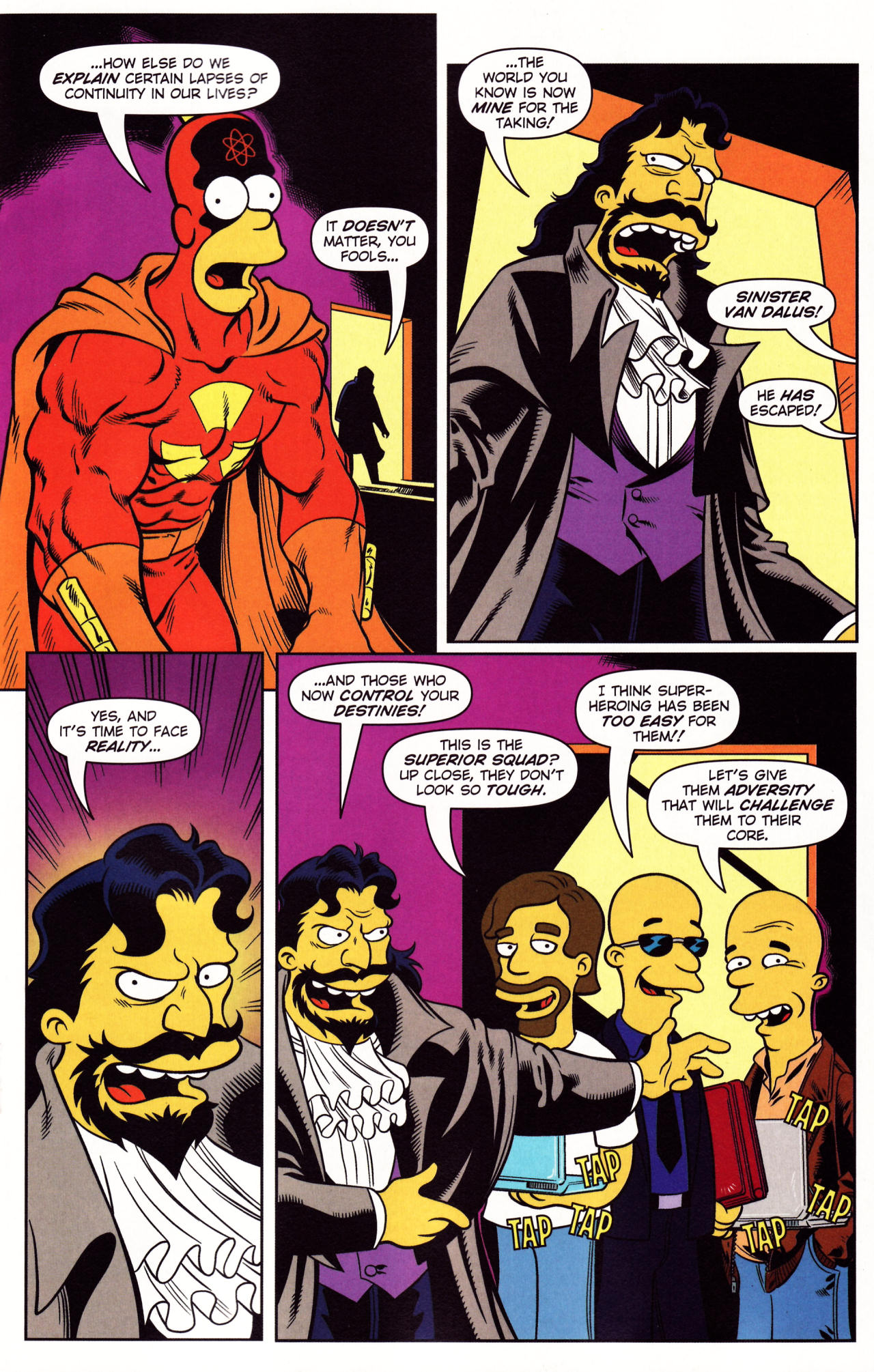 Read online Bongo Comics Presents Simpsons Super Spectacular comic -  Issue #6 - 19