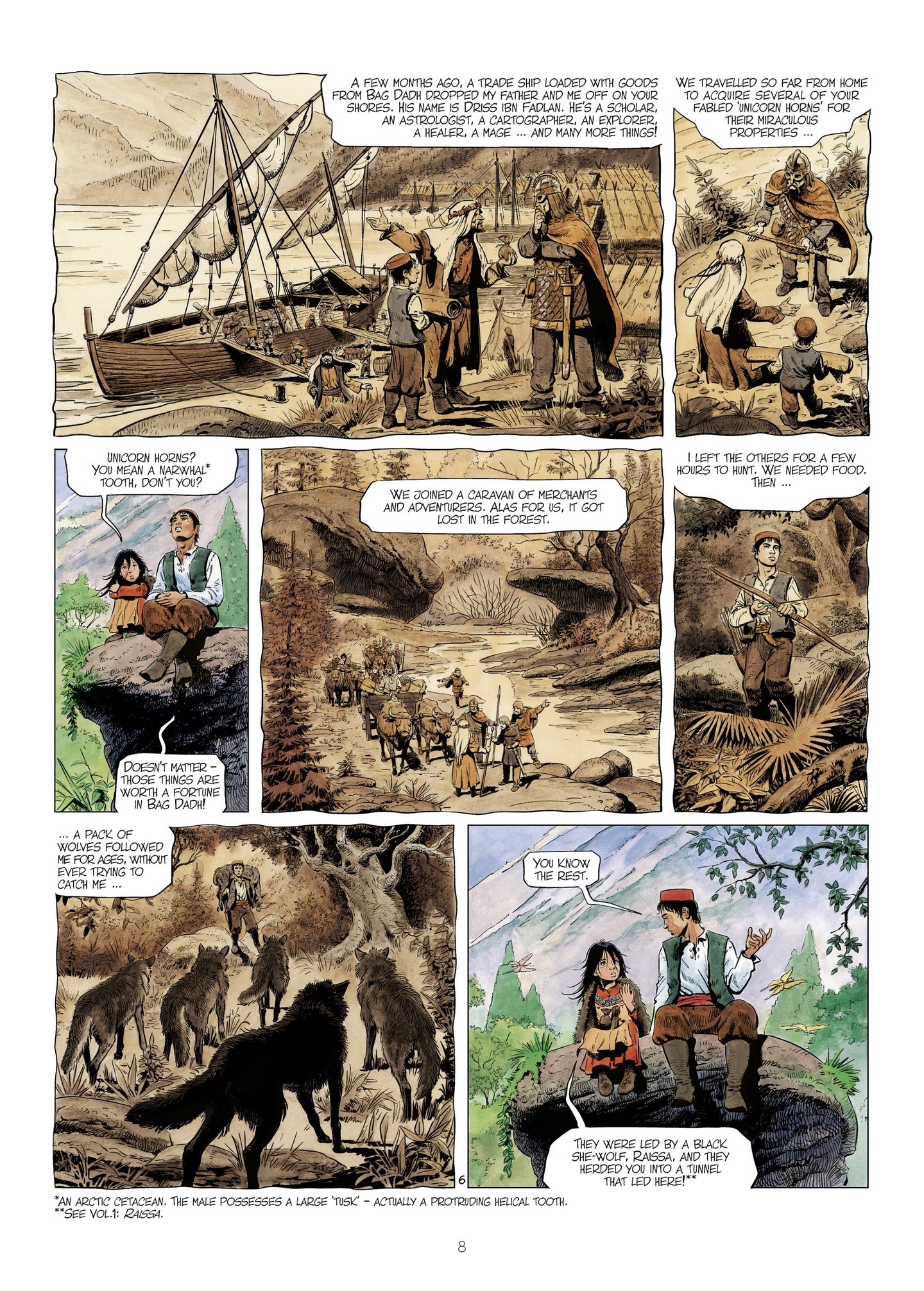 Read online The World of Thorgal: Wolfcub comic -  Issue #2 - 10