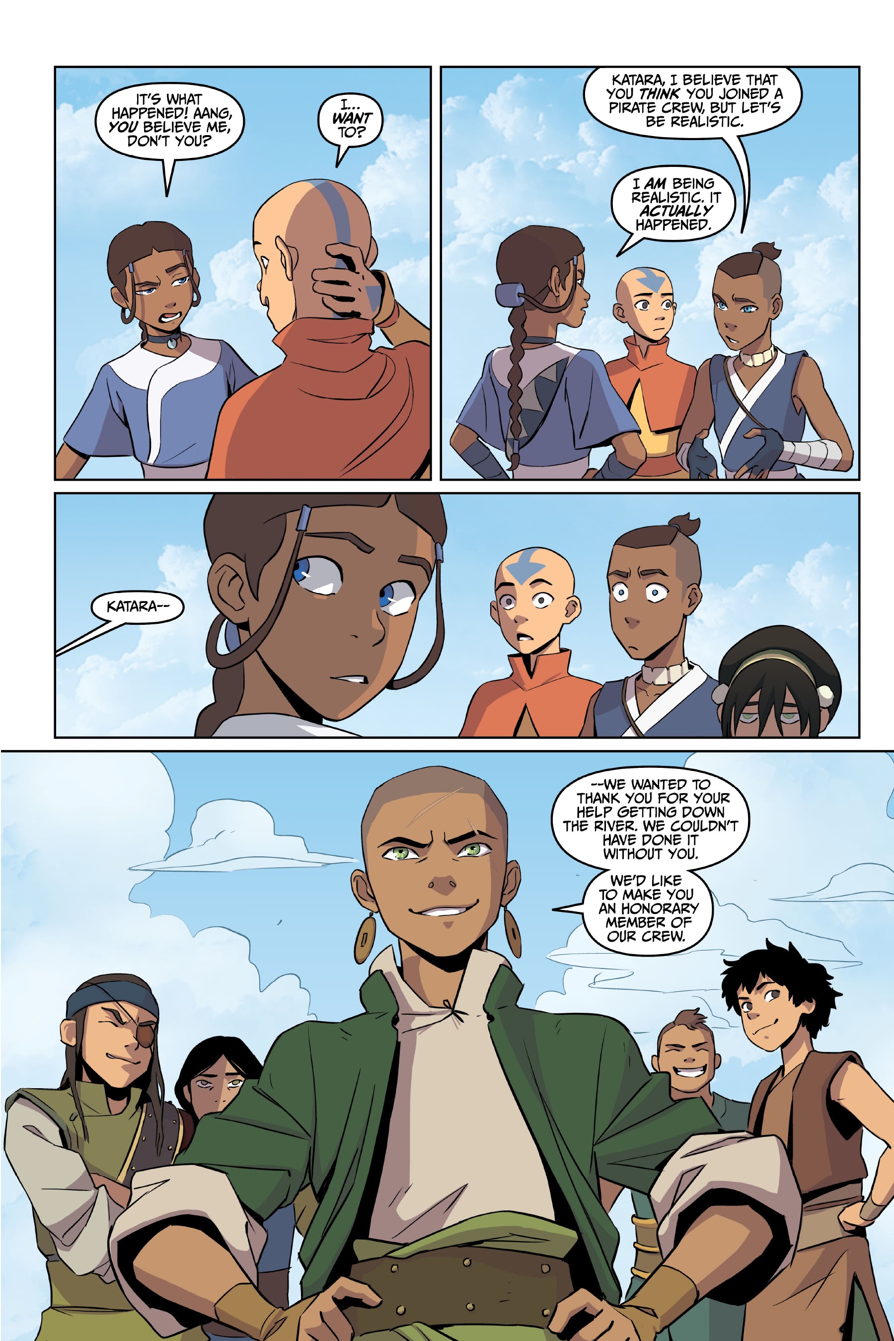 Read online Avatar: The Last Airbender—Katara and the Pirate's Silver comic -  Issue # TPB - 75