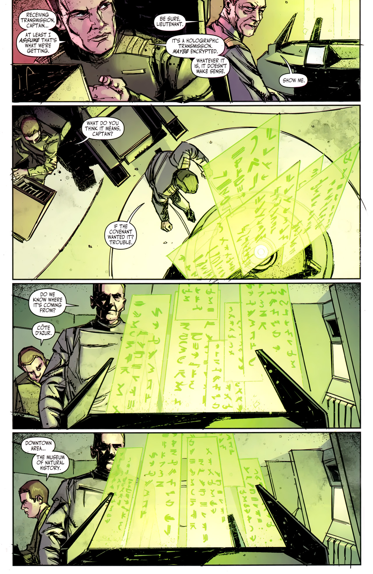 Read online Halo: Fall Of Reach - Covenant comic -  Issue #4 - 5