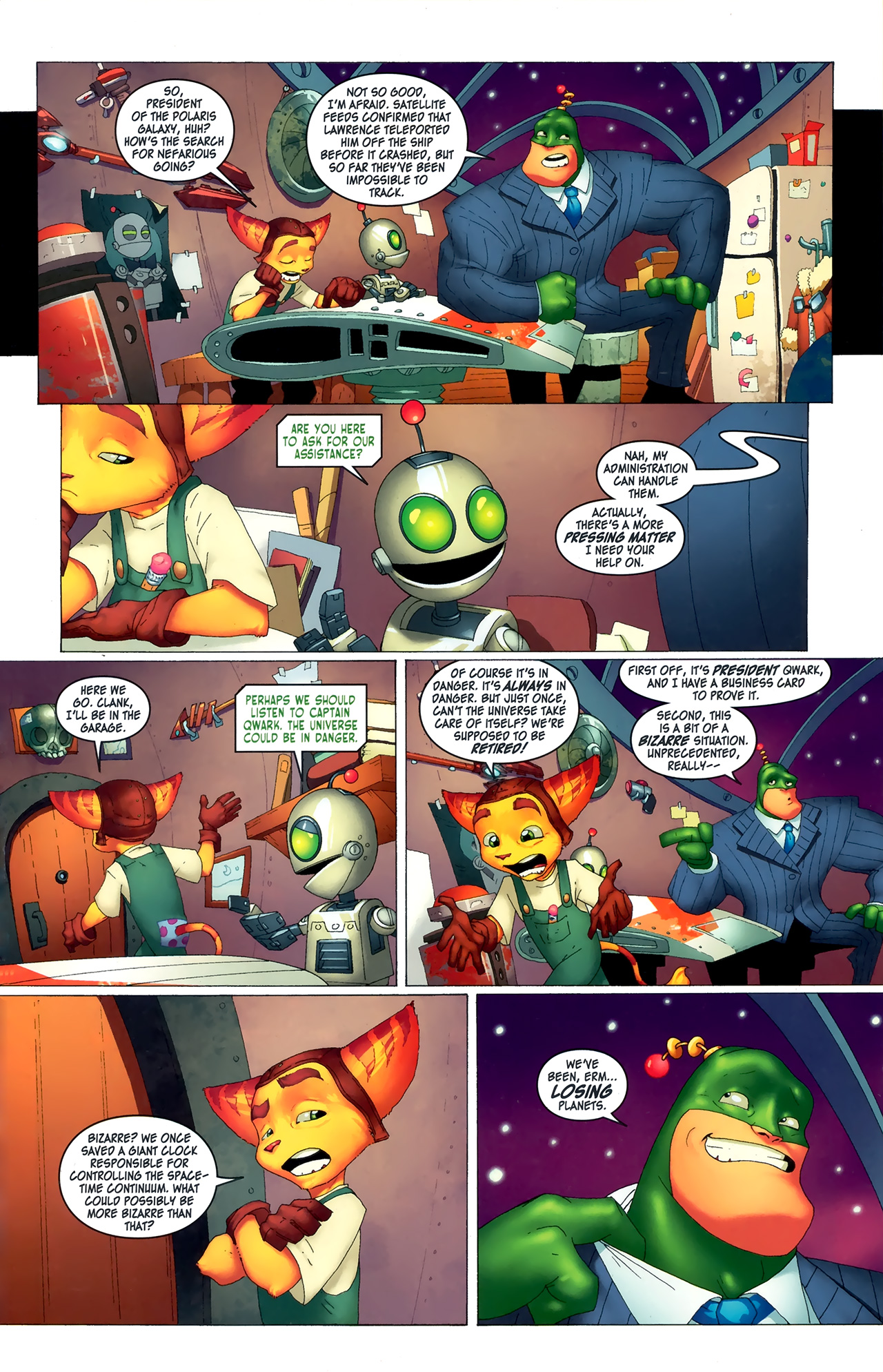 Read online Ratchet & Clank comic -  Issue #1 - 6
