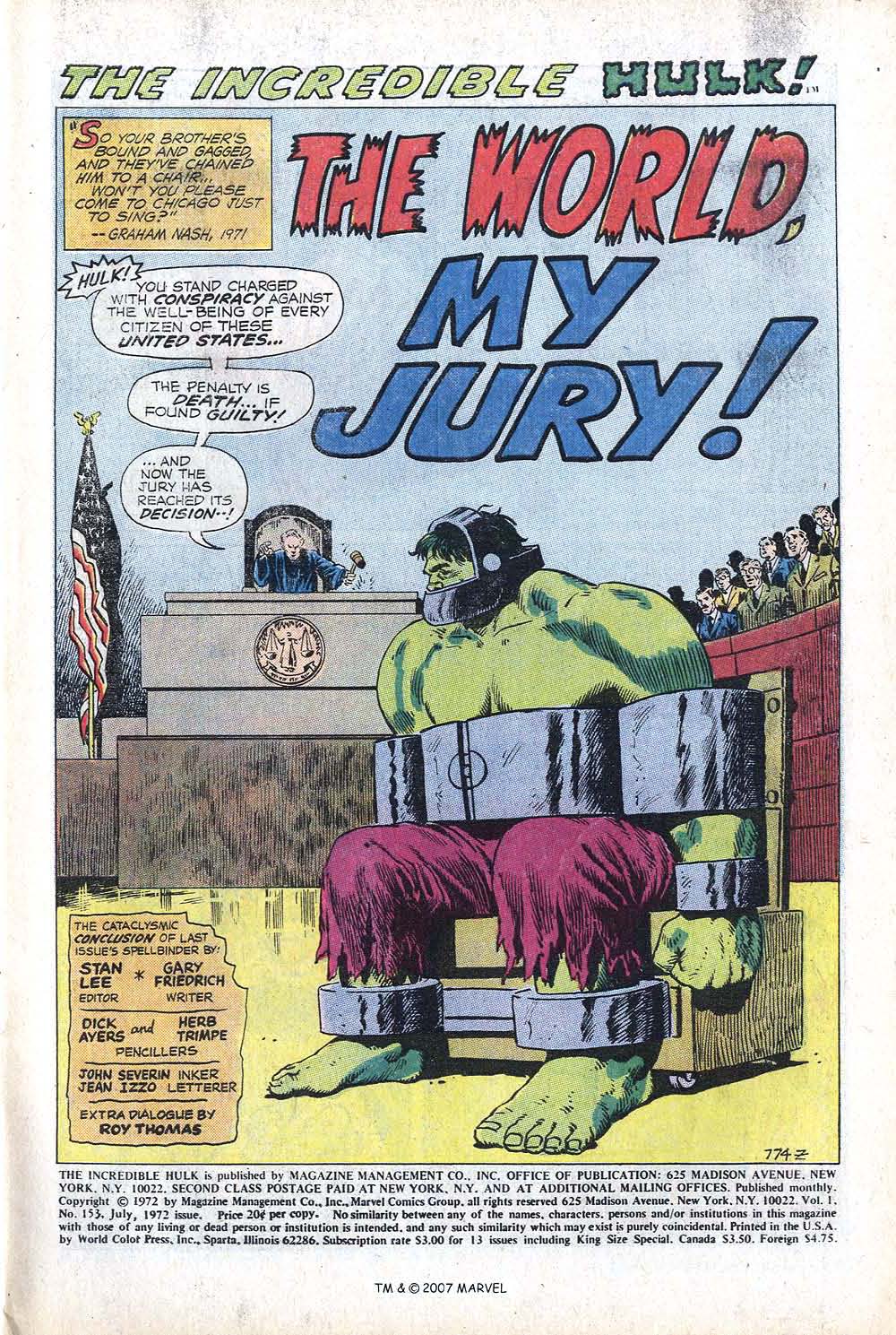 Read online The Incredible Hulk (1968) comic -  Issue #153 - 3