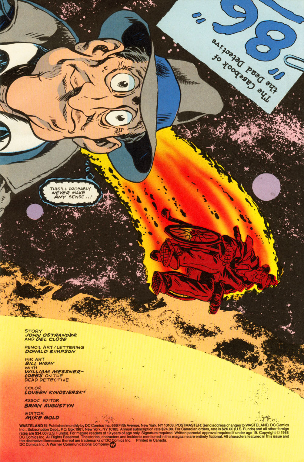 Read online Wasteland (1987) comic -  Issue #18 - 2