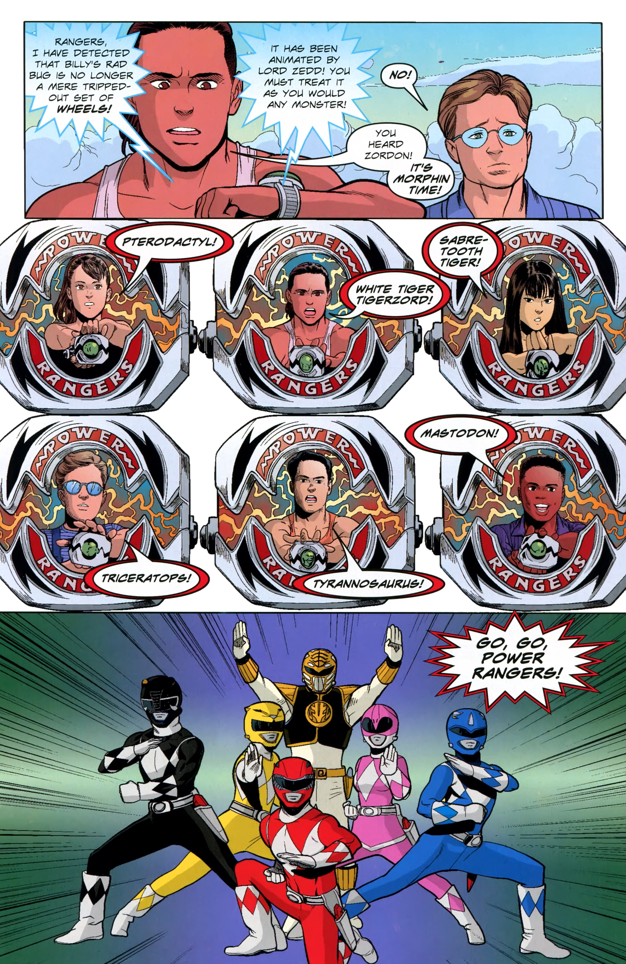 Read online Free Comic Book Day 2014 comic -  Issue # Mighty Morphin Power Rangers - 17