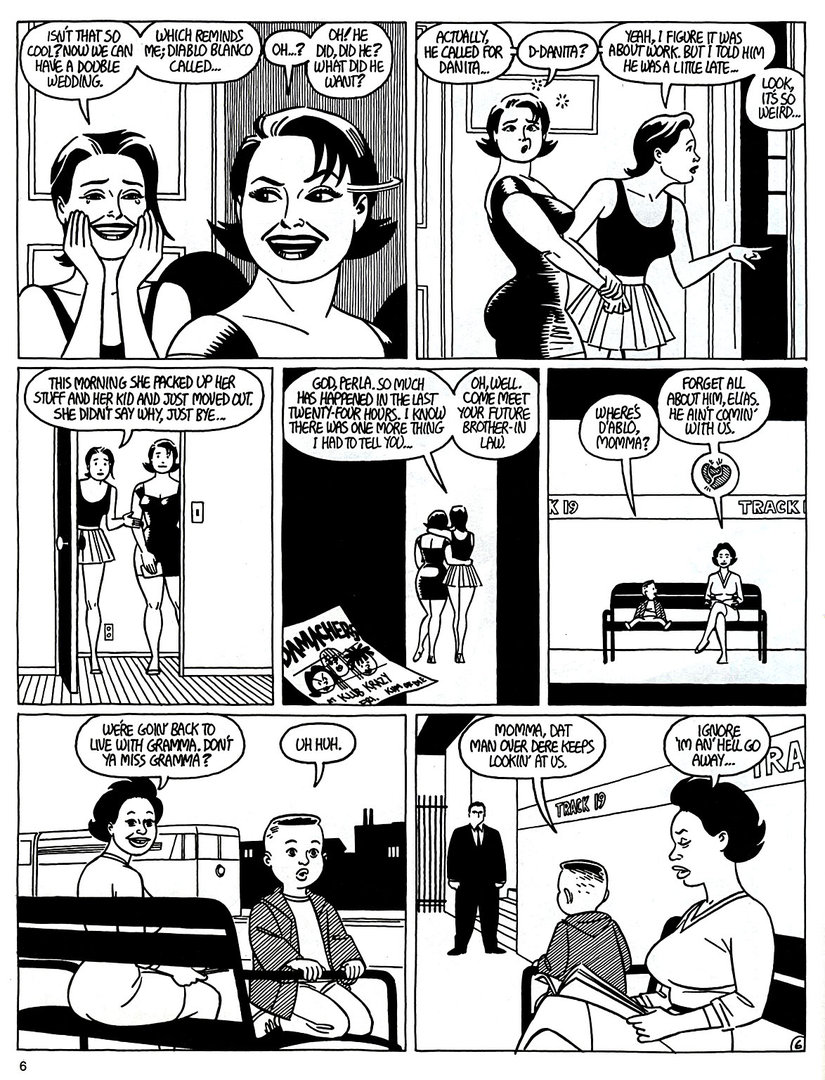 Read online Love and Rockets (1982) comic -  Issue #50 - 8
