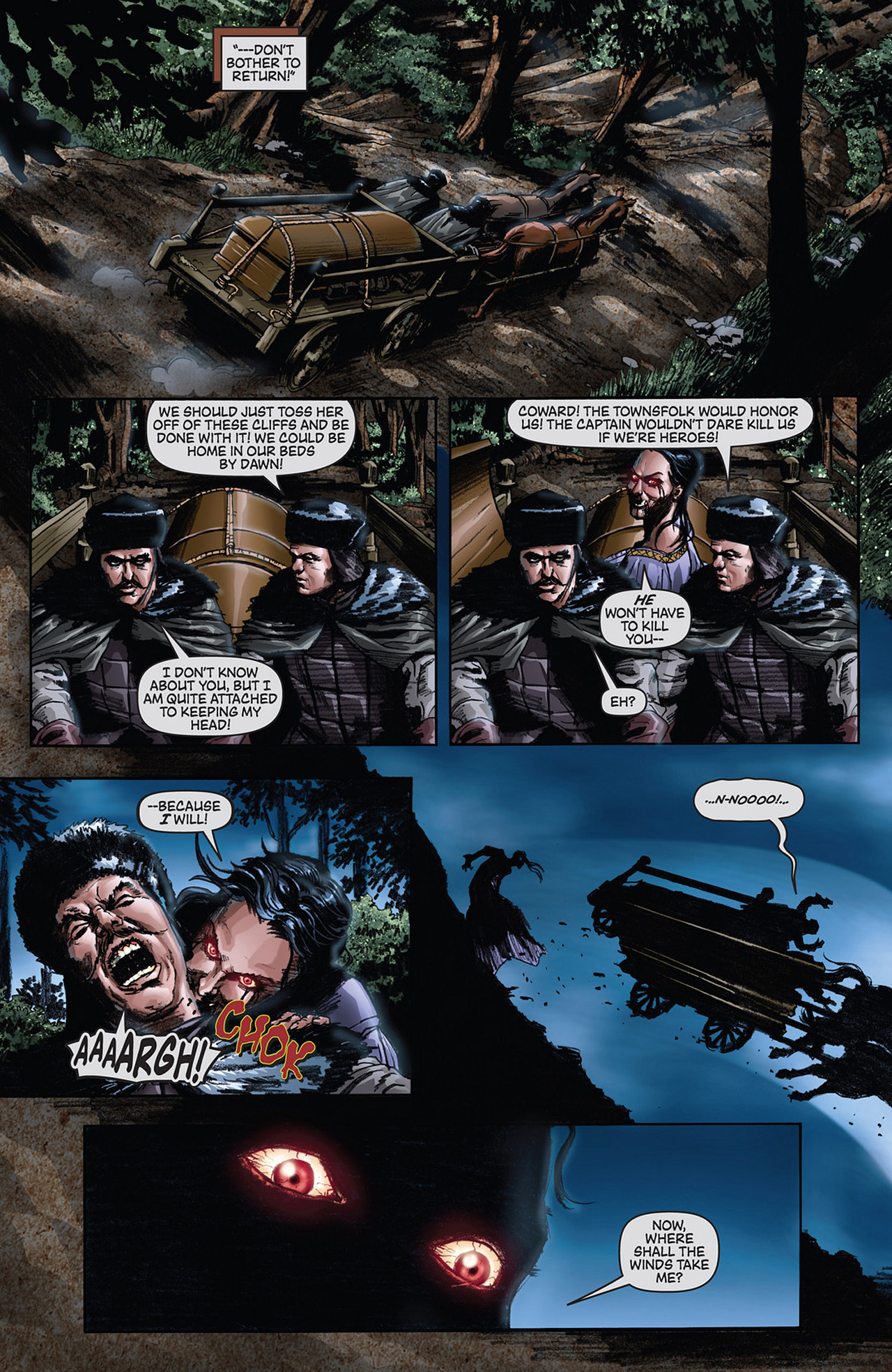 Read online Dark Shadows/Vampirella comic -  Issue #1 - 5