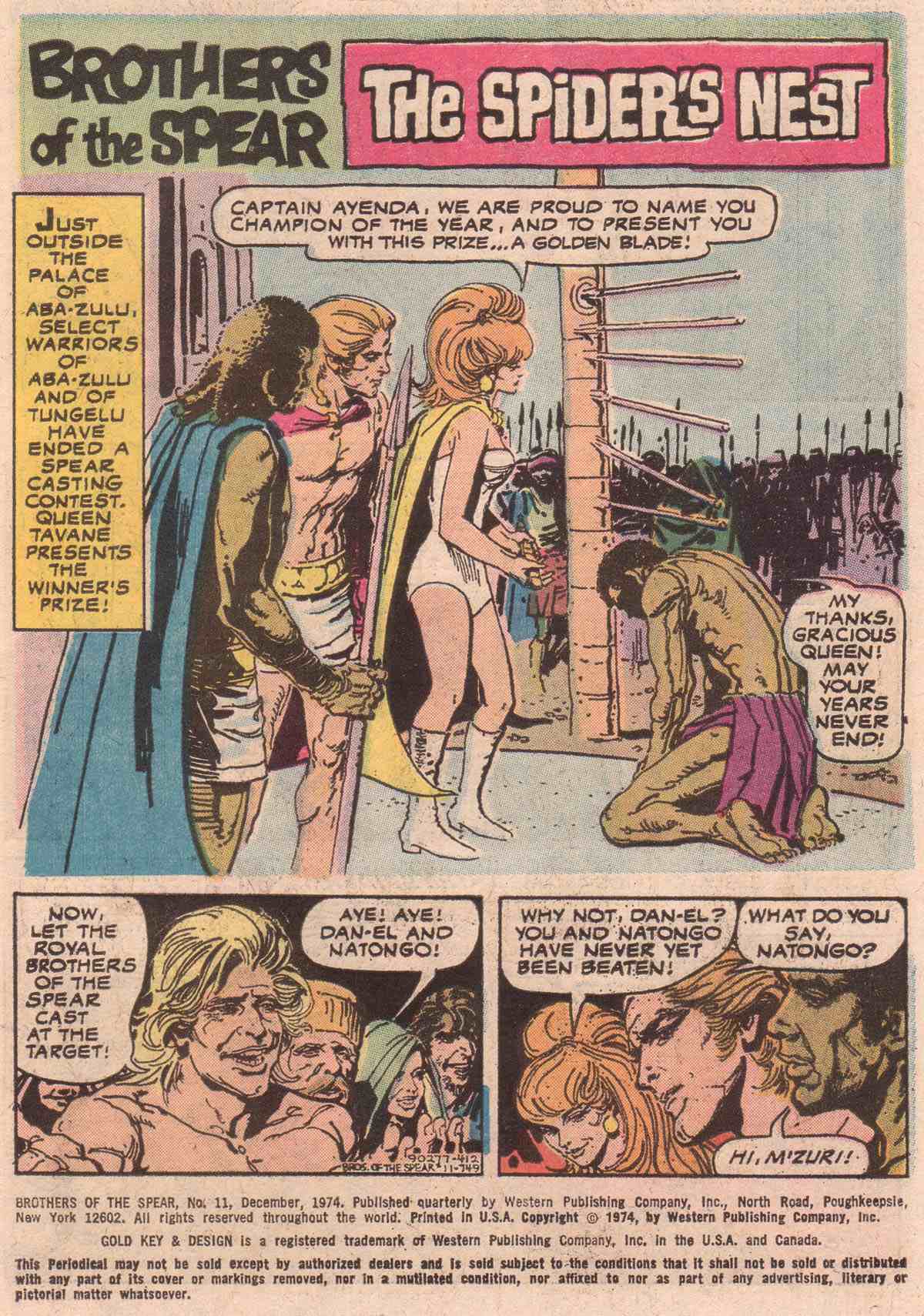 Read online Brothers of the Spear comic -  Issue #11 - 4