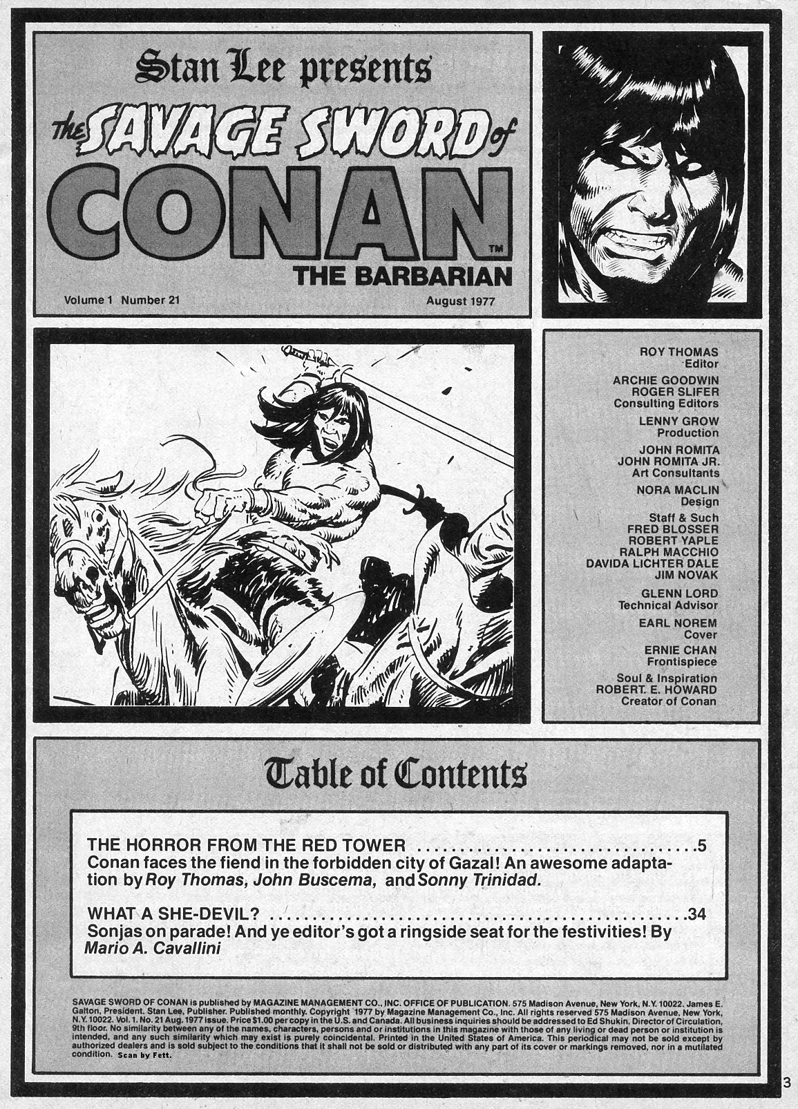 The Savage Sword Of Conan Issue #21 #22 - English 3