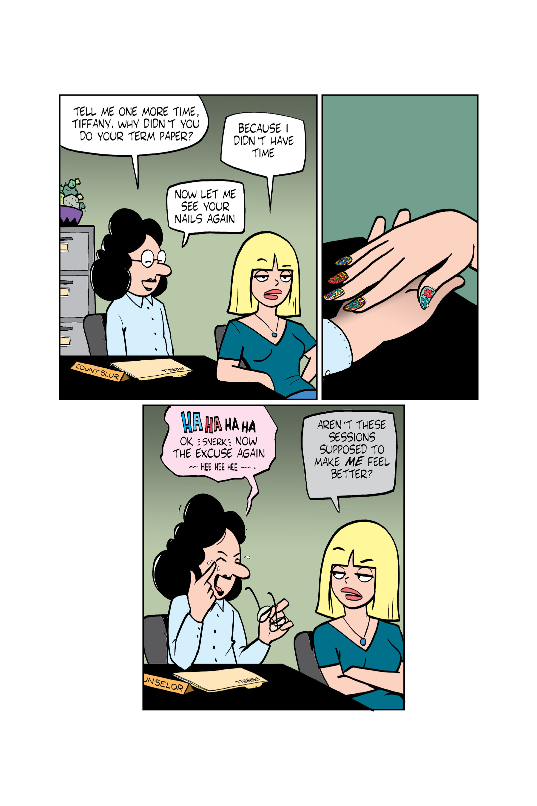 Read online Luann: Stress   Hormones = High School comic -  Issue # TPB - 9