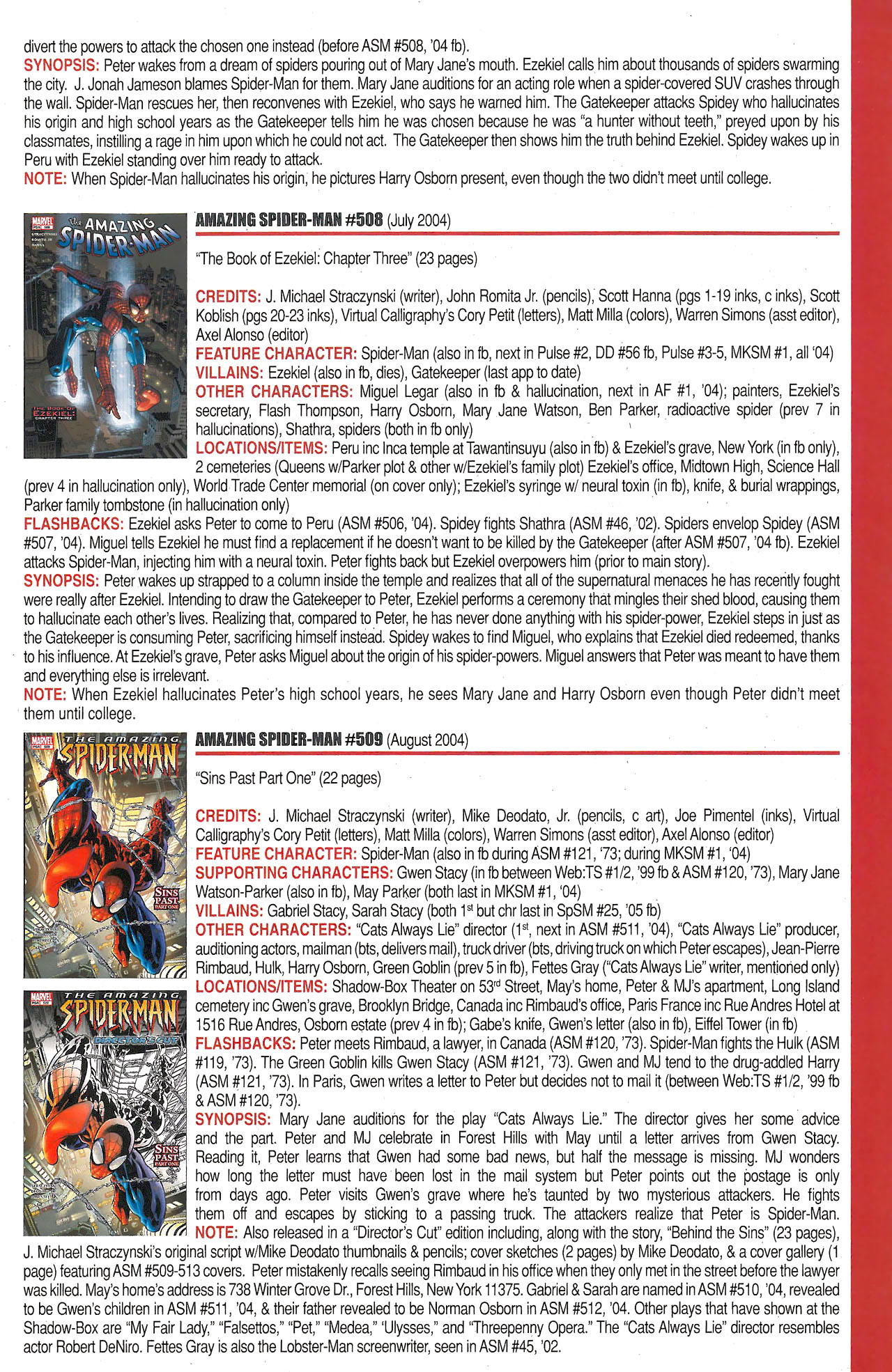 Read online Official Index to the Marvel Universe comic -  Issue #12 - 15