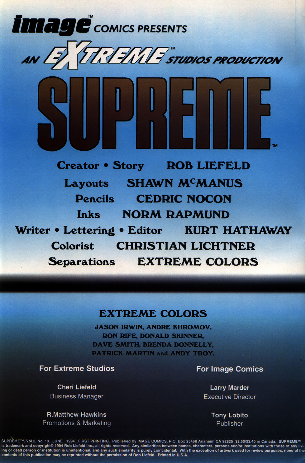 Read online Supreme (1992) comic -  Issue #13 - 2