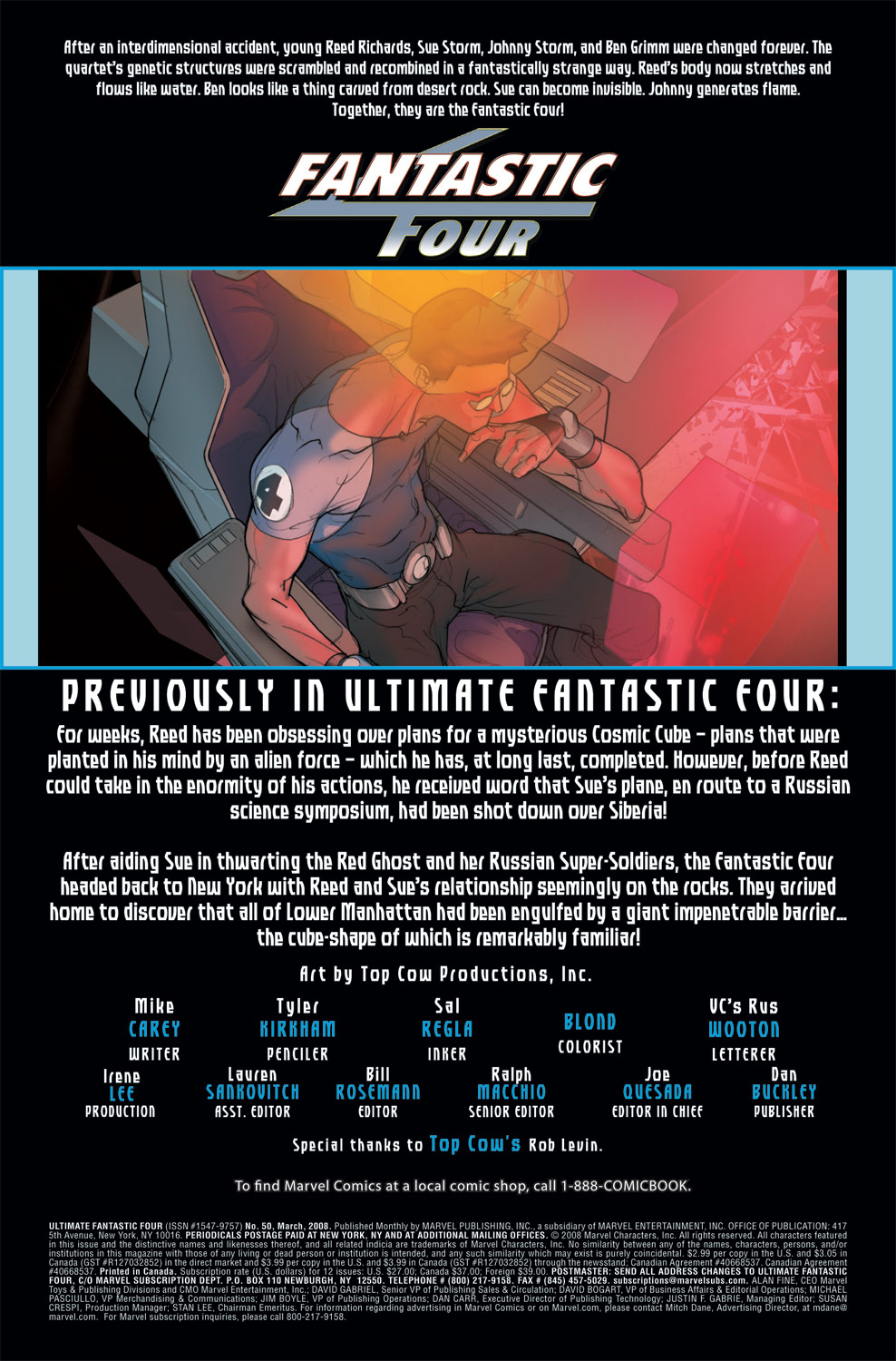 Read online Ultimate Fantastic Four (2004) comic -  Issue #50 - 2