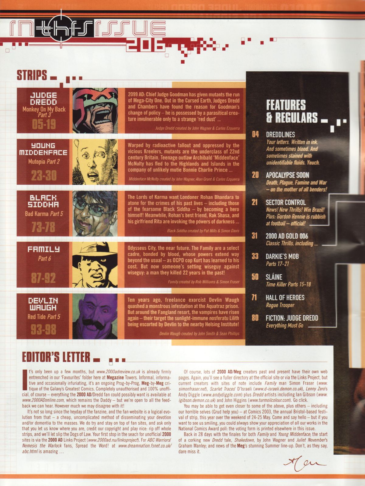 Read online Judge Dredd Megazine (Vol. 5) comic -  Issue #206 - 2
