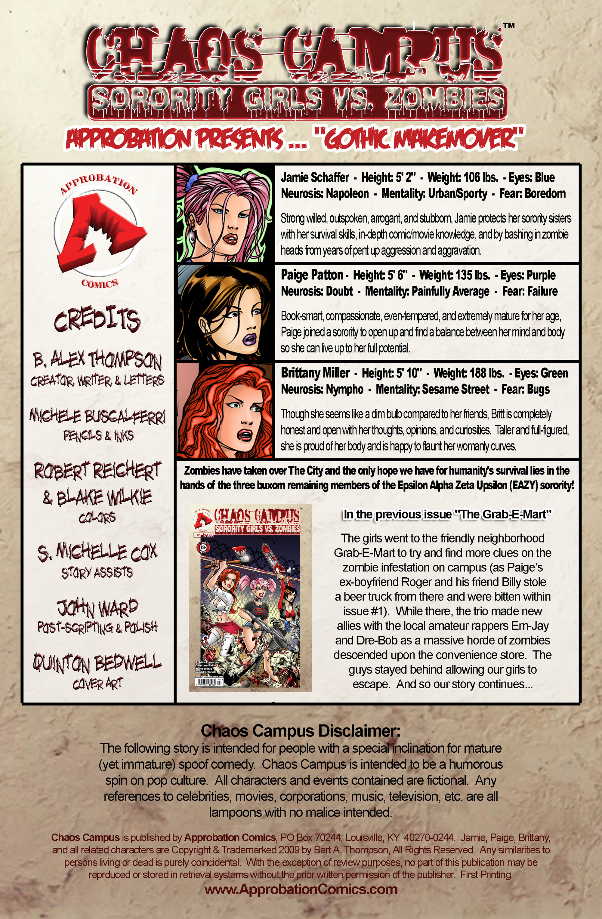 Read online Chaos Campus: Sorority Girls Vs. Zombies comic -  Issue #4 - 2