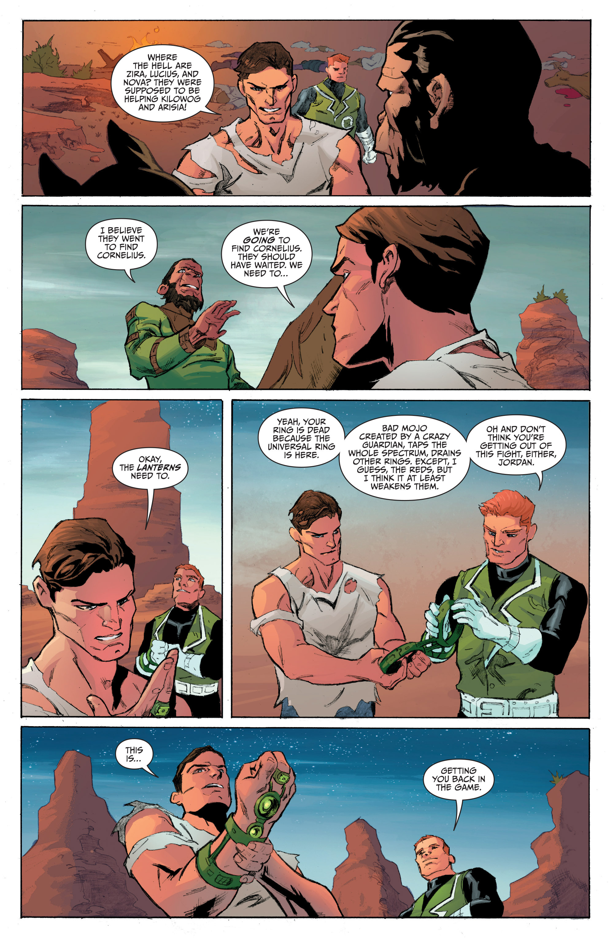 Read online Planet of the Apes/Green Lantern comic -  Issue #4 - 13