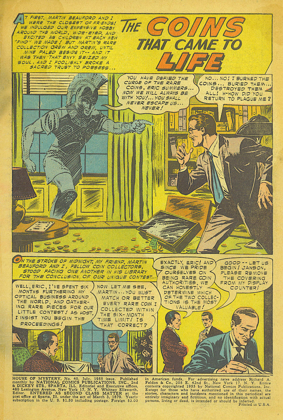 Read online House of Mystery (1951) comic -  Issue #40 - 3