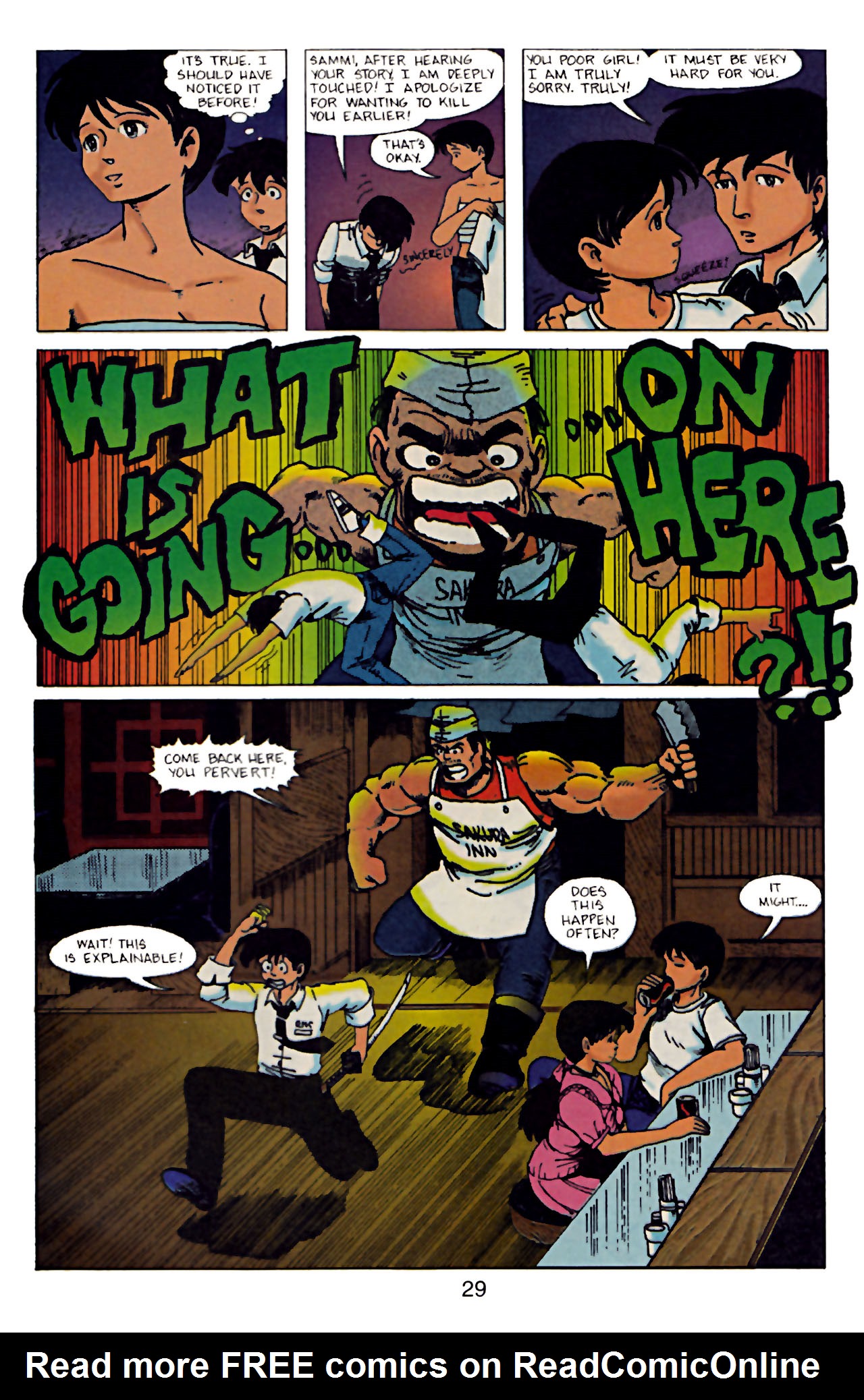 Read online Ninja High School In Color comic -  Issue #7 - 31