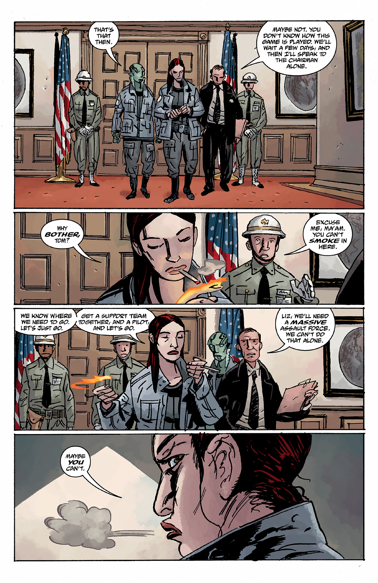 Read online B.P.R.D.: King of Fear comic -  Issue #1 - 6