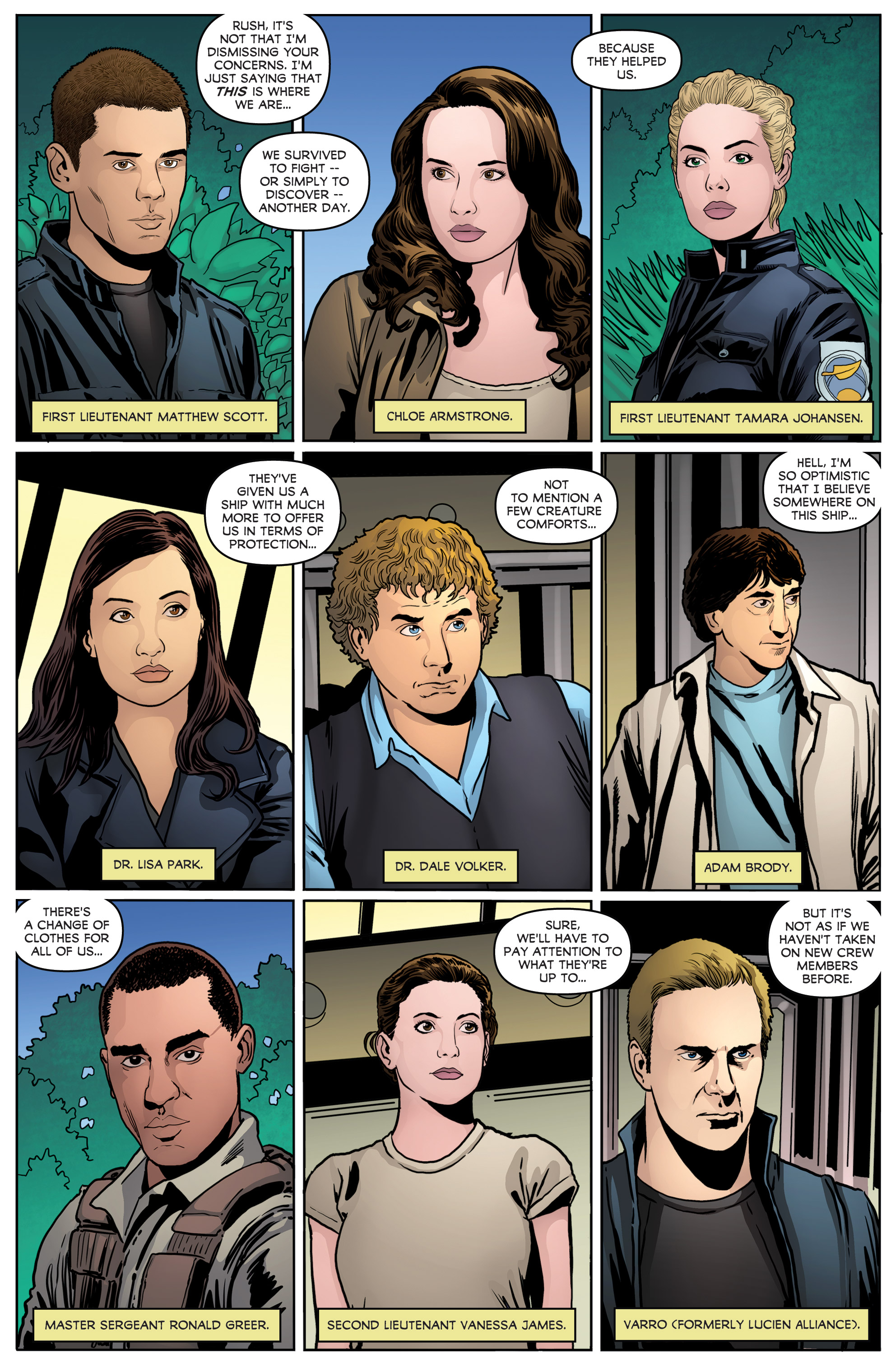 Read online Stargate Universe comic -  Issue #6 - 16