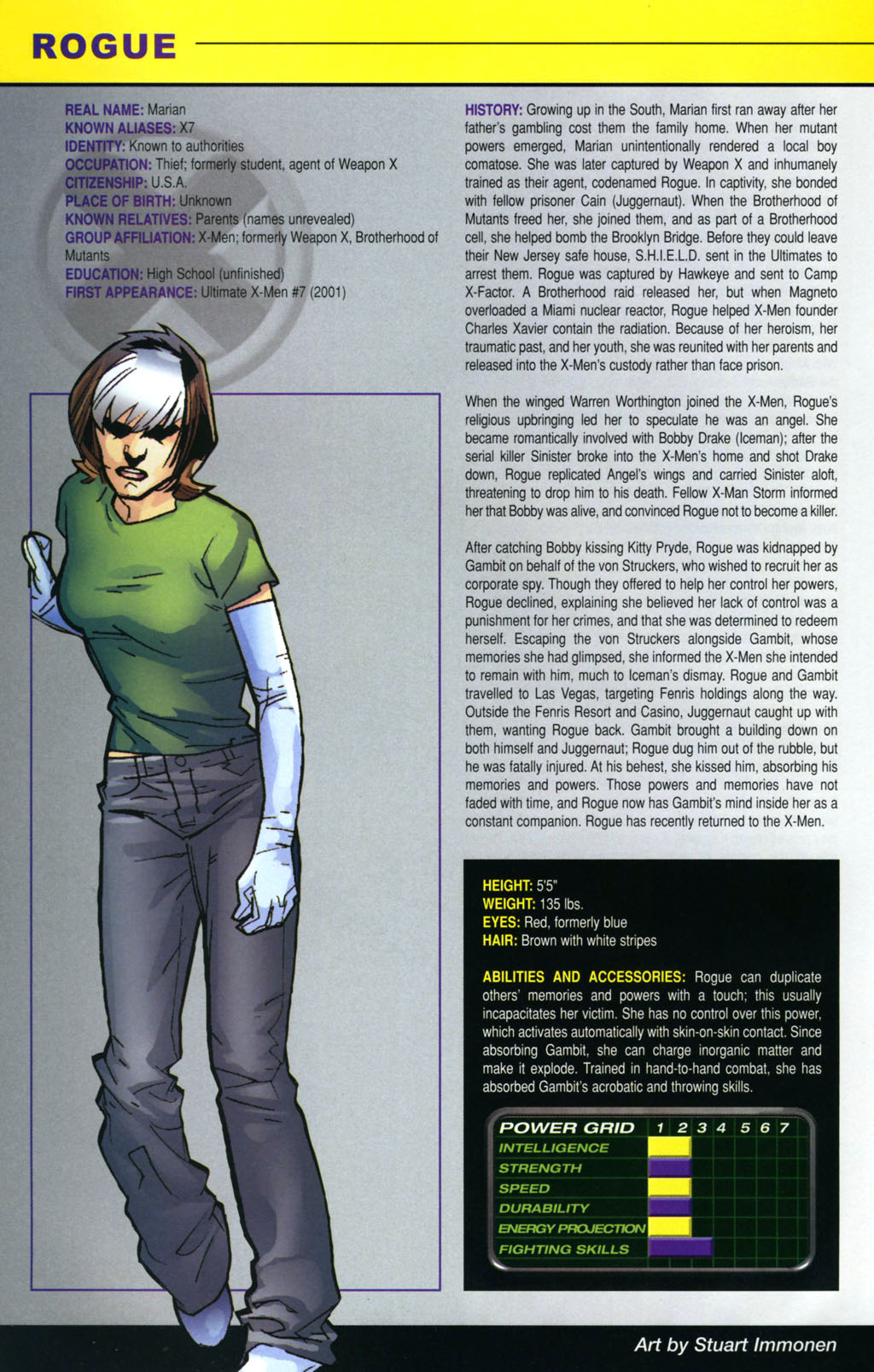 Read online Official Handbook of the Ultimate Marvel Universe: The Ultimates & X-Men 2005 comic -  Issue # Full - 36