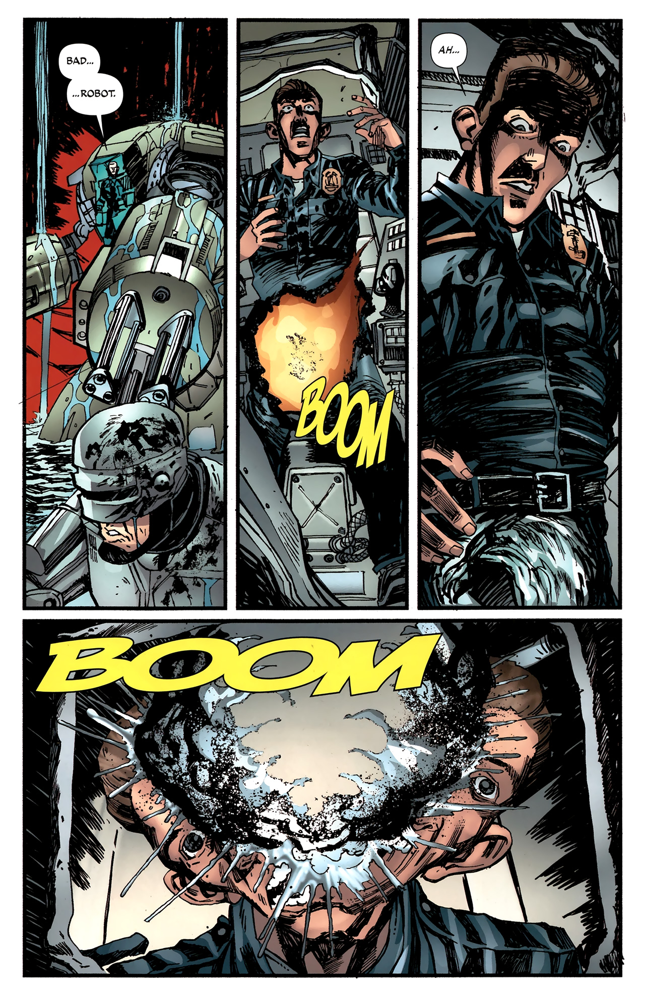 Read online Terminator/Robocop: Kill Human comic -  Issue #4 - 18