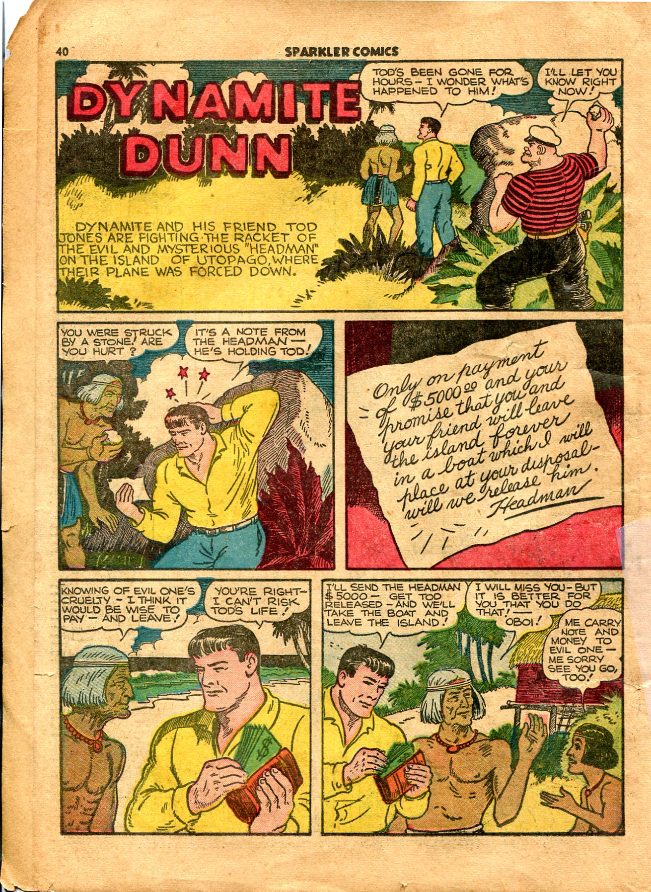 Read online Sparkler Comics comic -  Issue #4 - 41