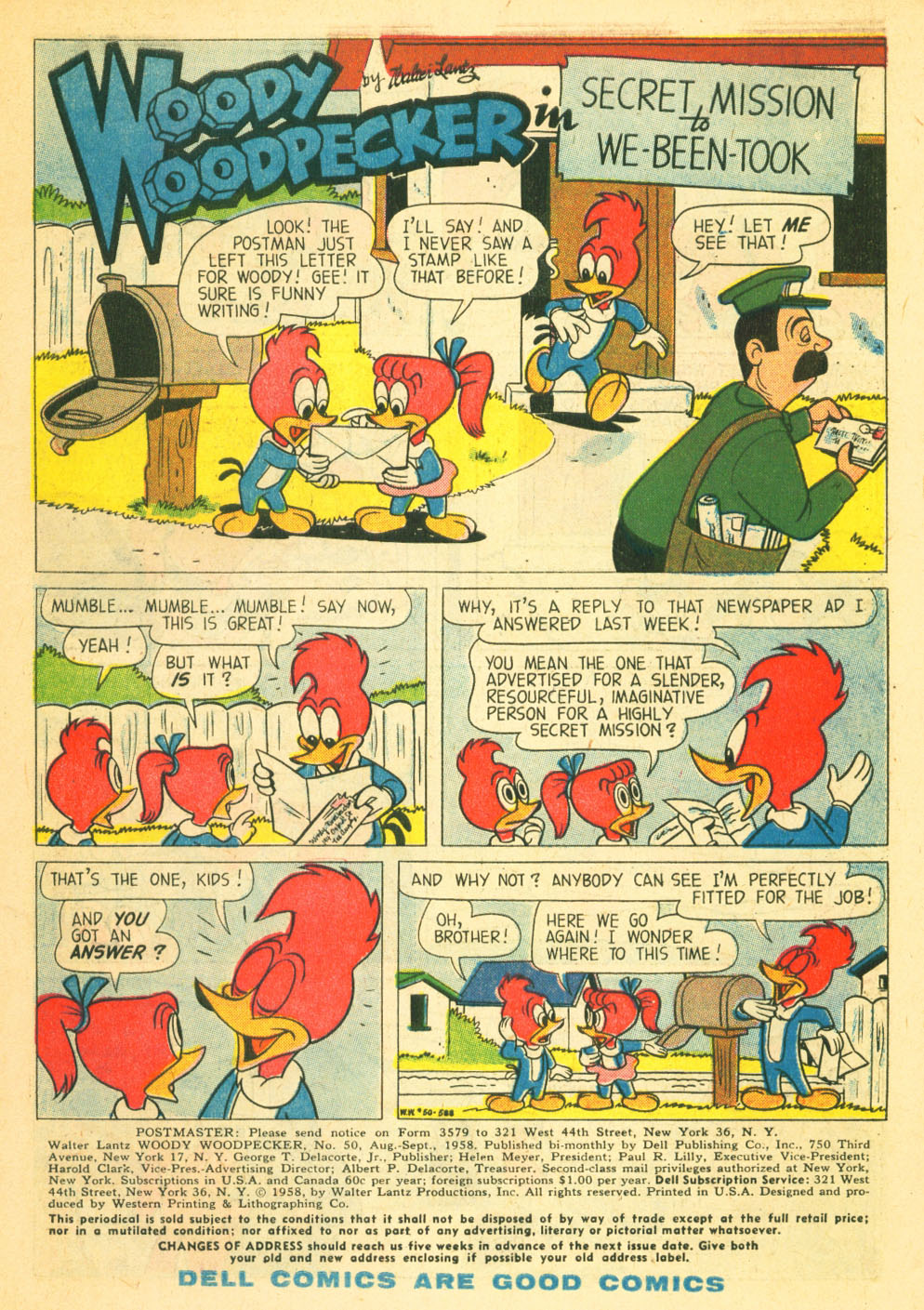 Read online Walter Lantz Woody Woodpecker (1952) comic -  Issue #50 - 3