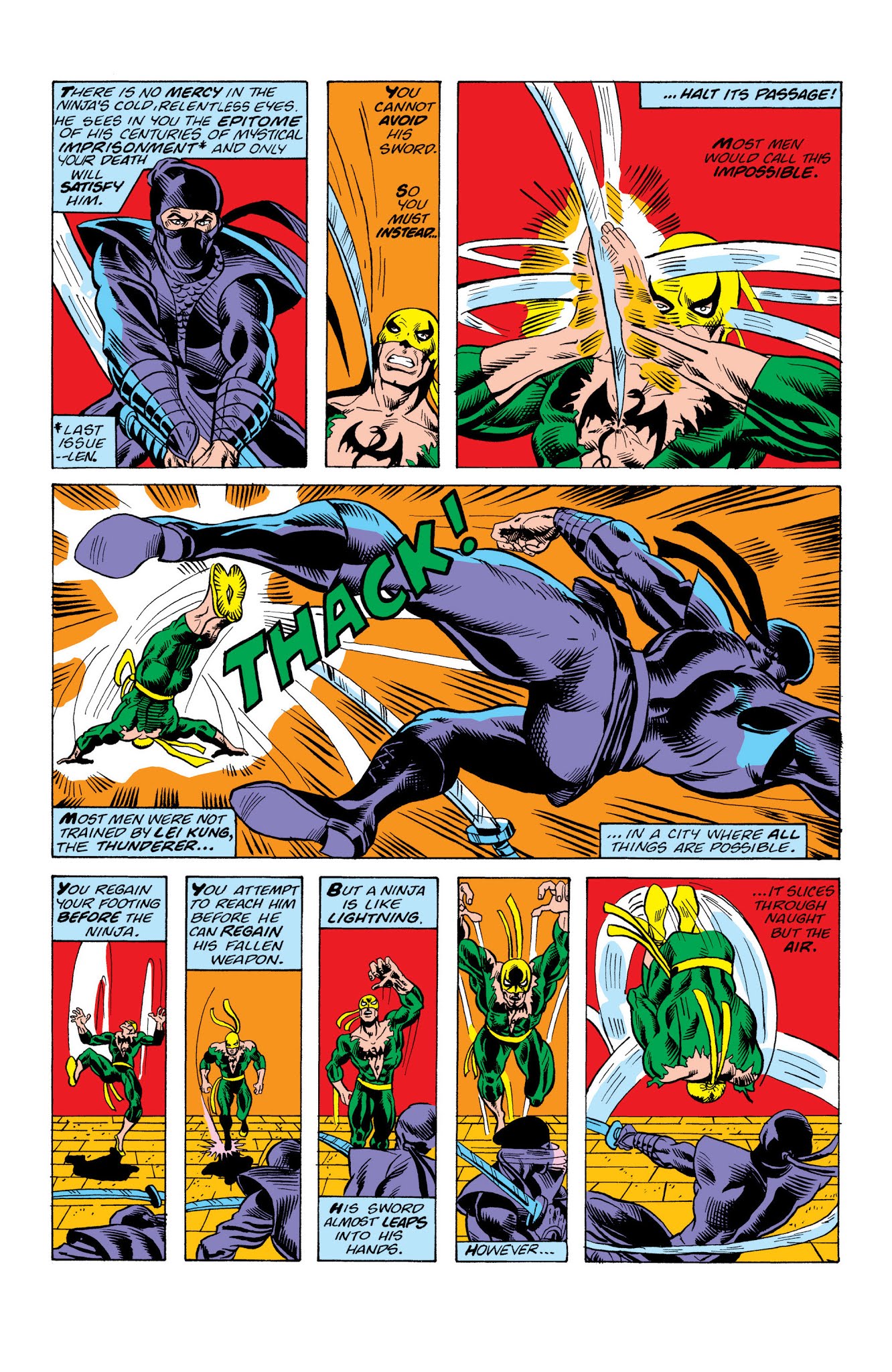 Read online Marvel Masterworks: Iron Fist comic -  Issue # TPB 1 (Part 2) - 38