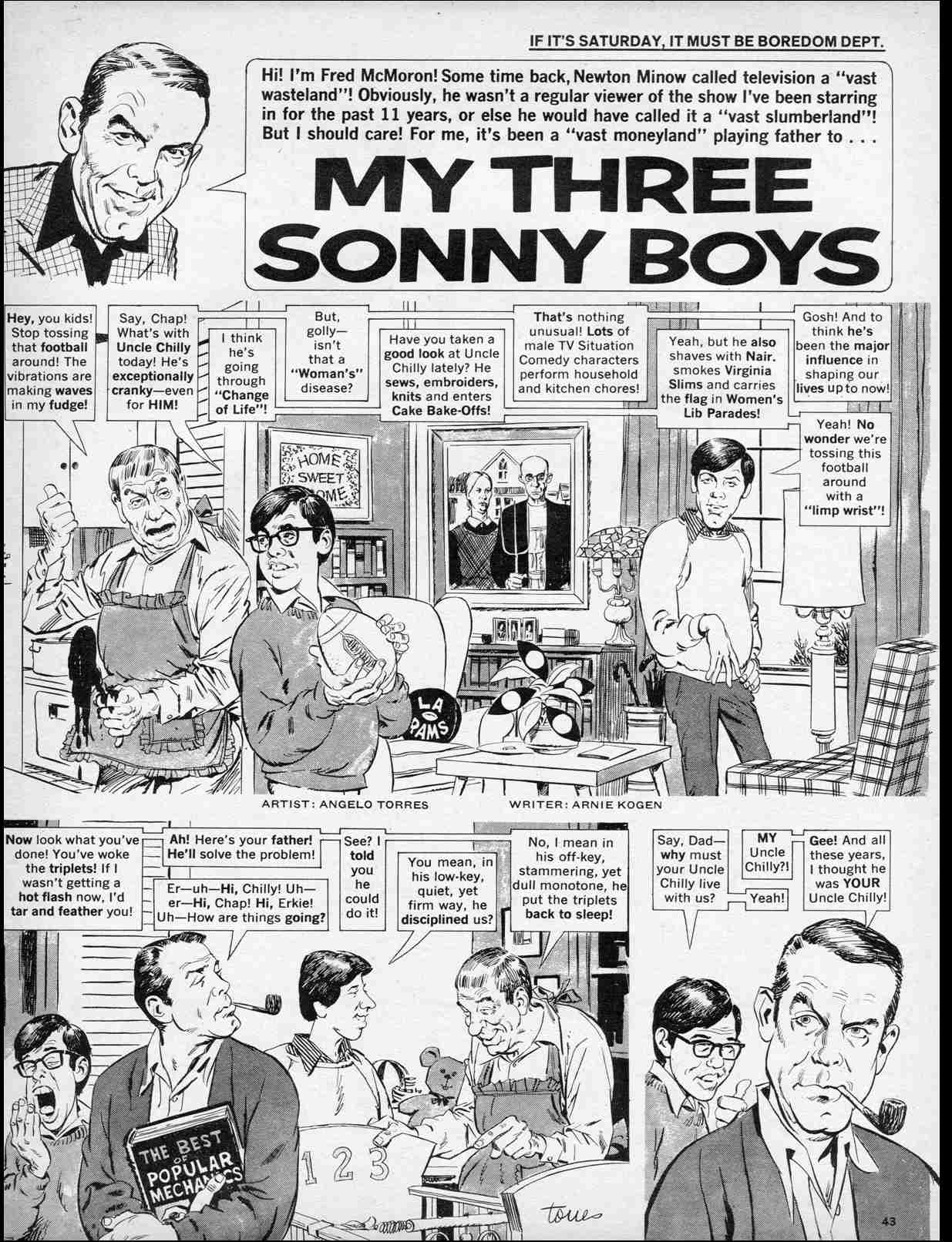 Read online MAD comic -  Issue #142 - 45