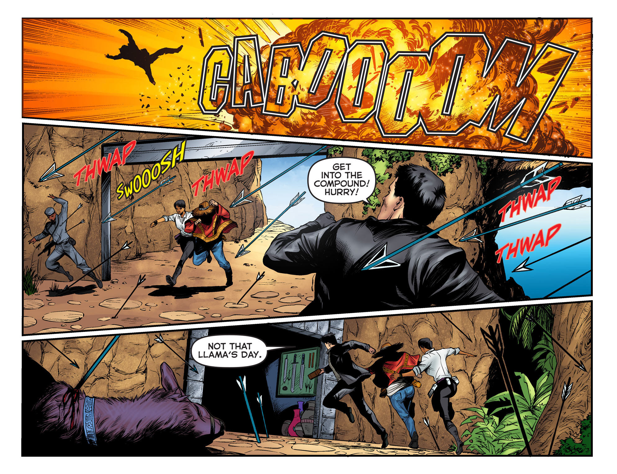 Read online Arrow: The Dark Archer comic -  Issue #1 - 21