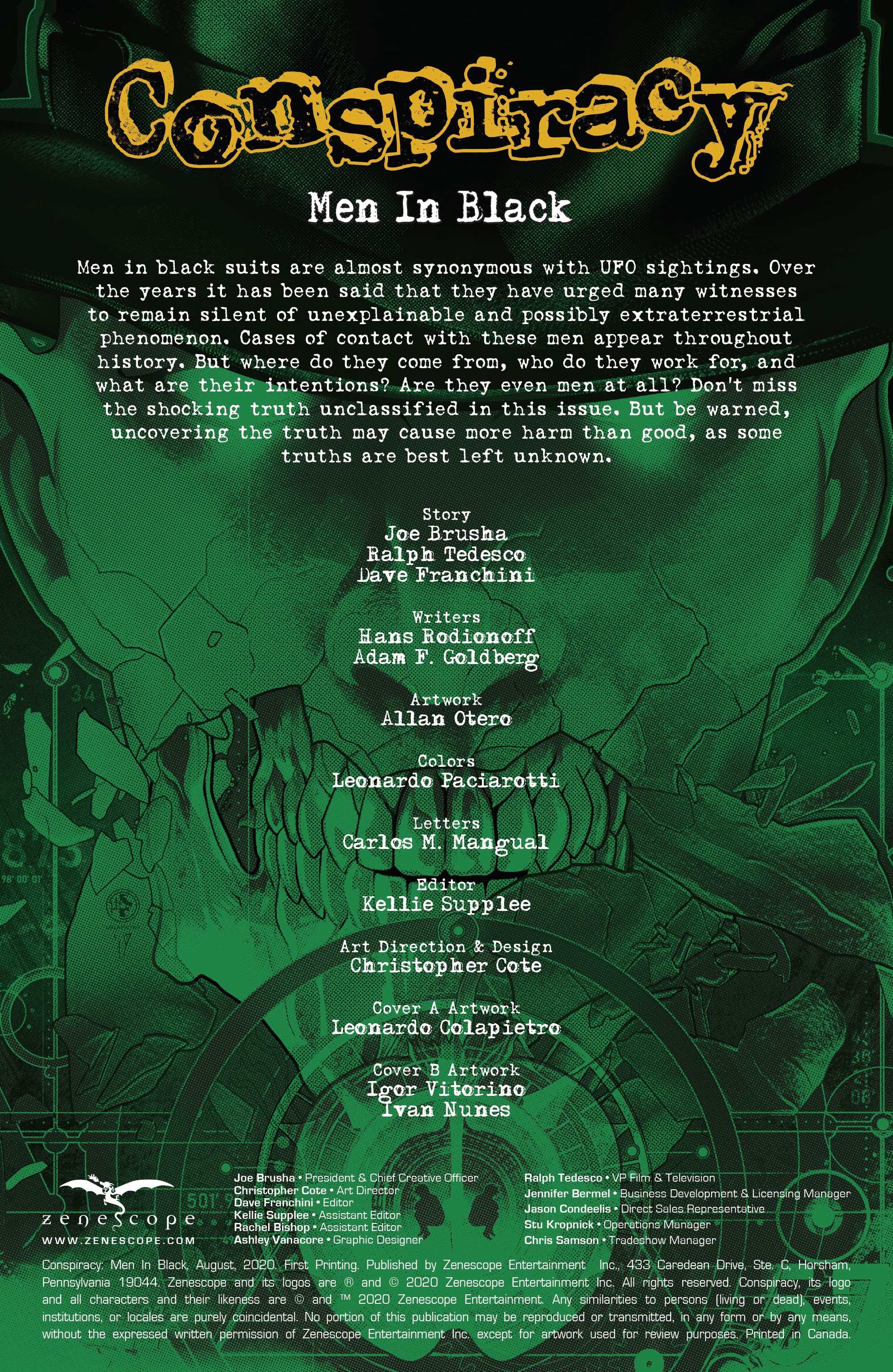 Read online Conspiracy: Men In Black comic -  Issue # Full - 2