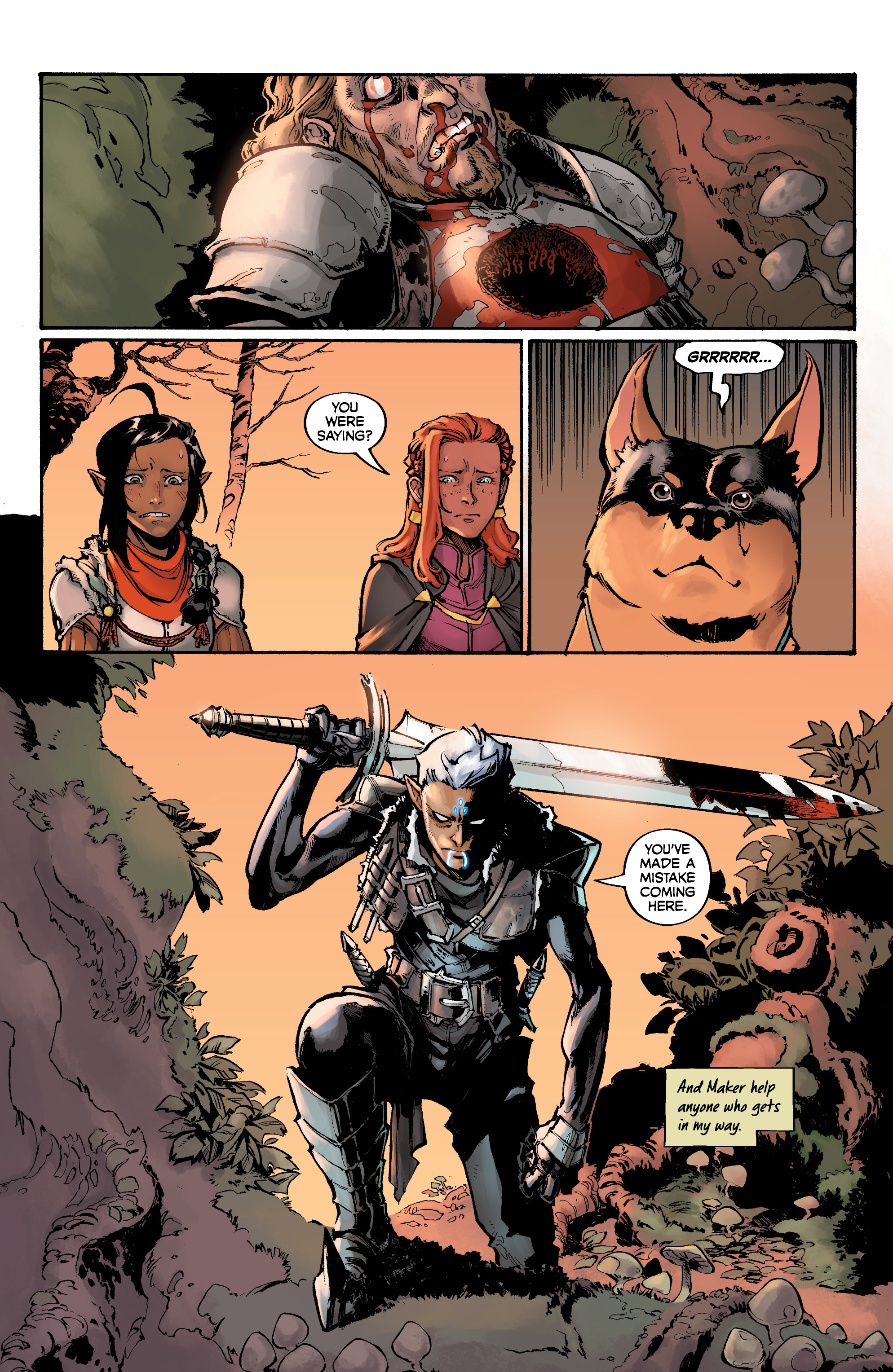 Read online Dragon Age: Blue Wraith comic -  Issue #1 - 21