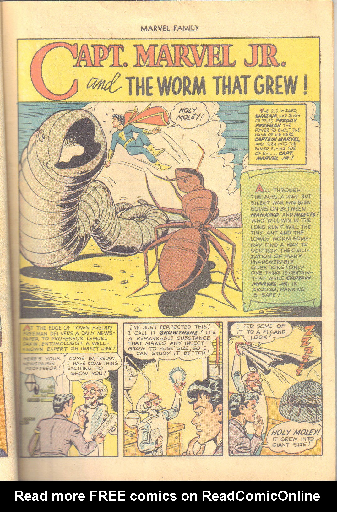 Read online The Marvel Family comic -  Issue #47 - 20