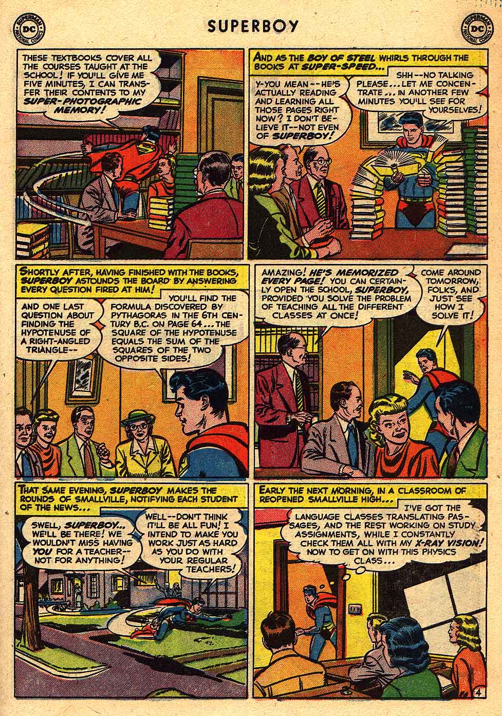 Read online Superboy (1949) comic -  Issue #19 - 29
