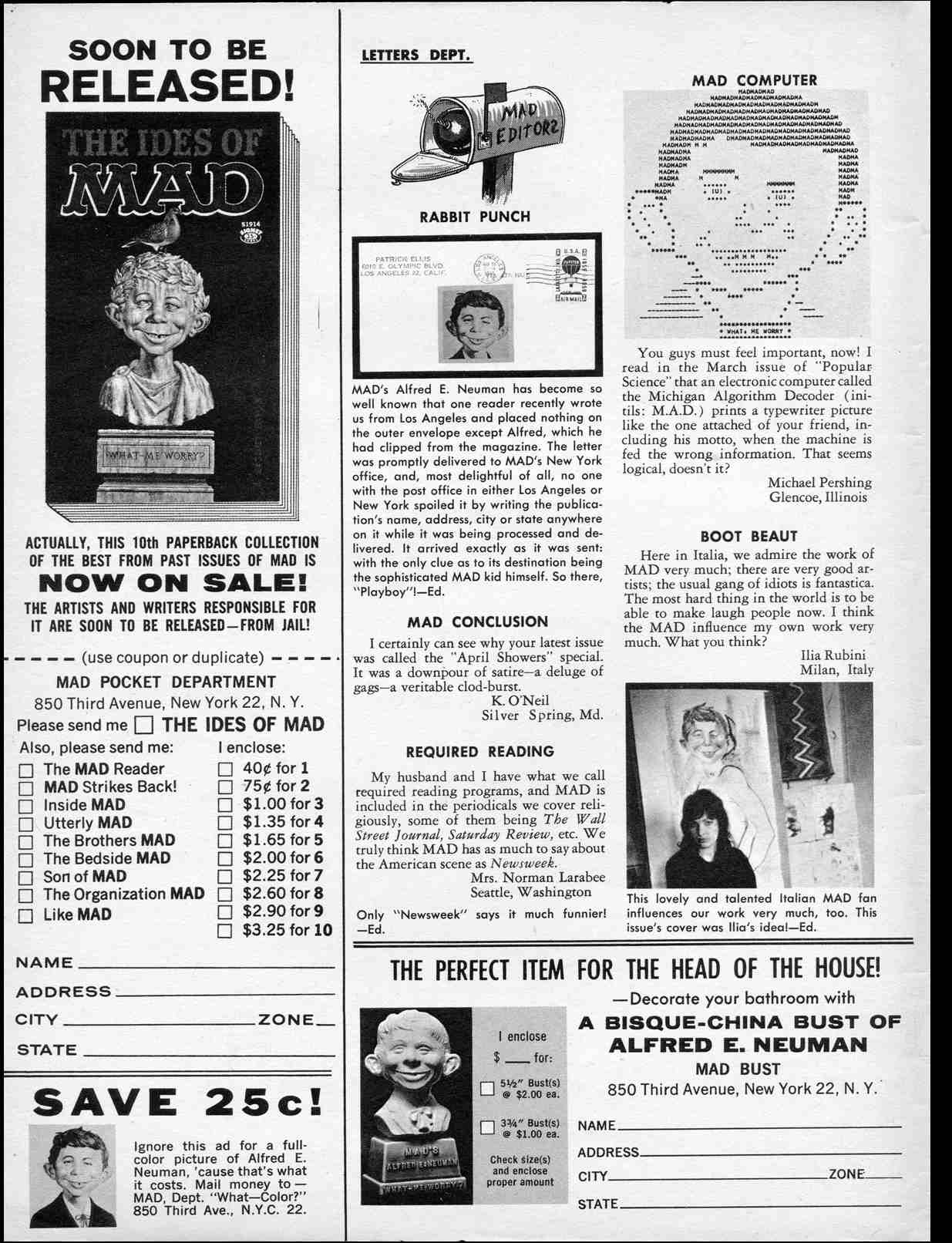 Read online MAD comic -  Issue #65 - 4