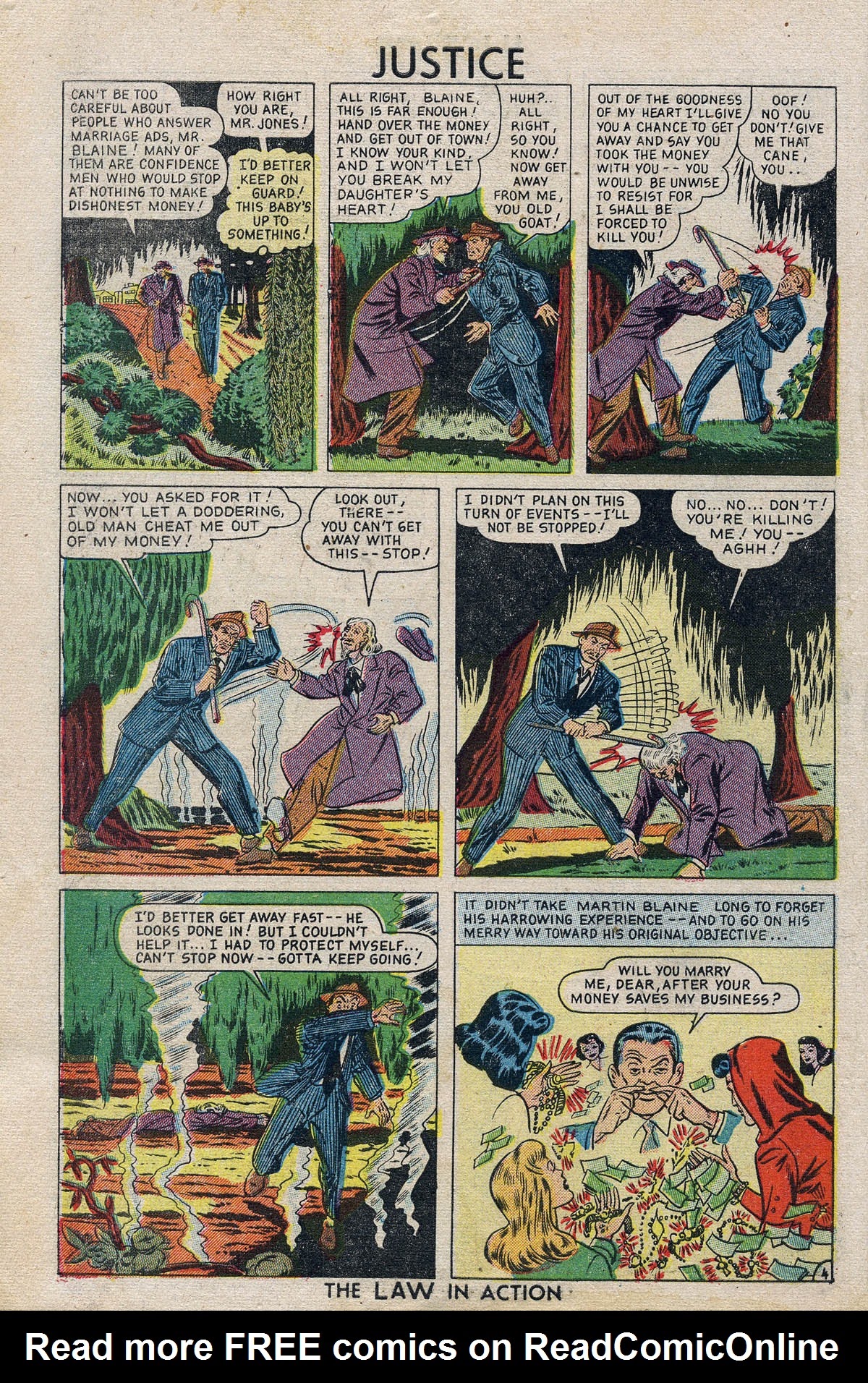 Read online Justice Comics (1948) comic -  Issue #12 - 6