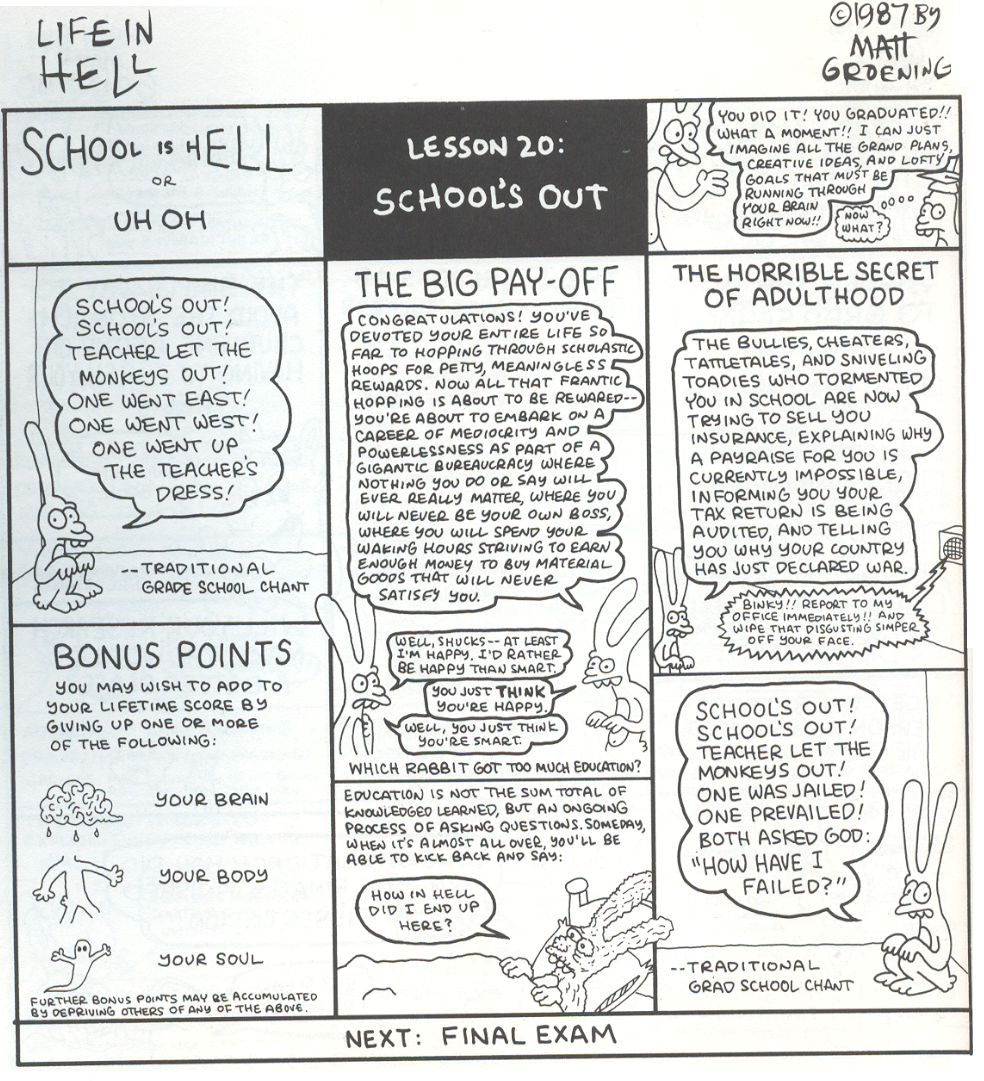 Read online Life In Hell comic -  Issue # TPB School Is Hell - 24